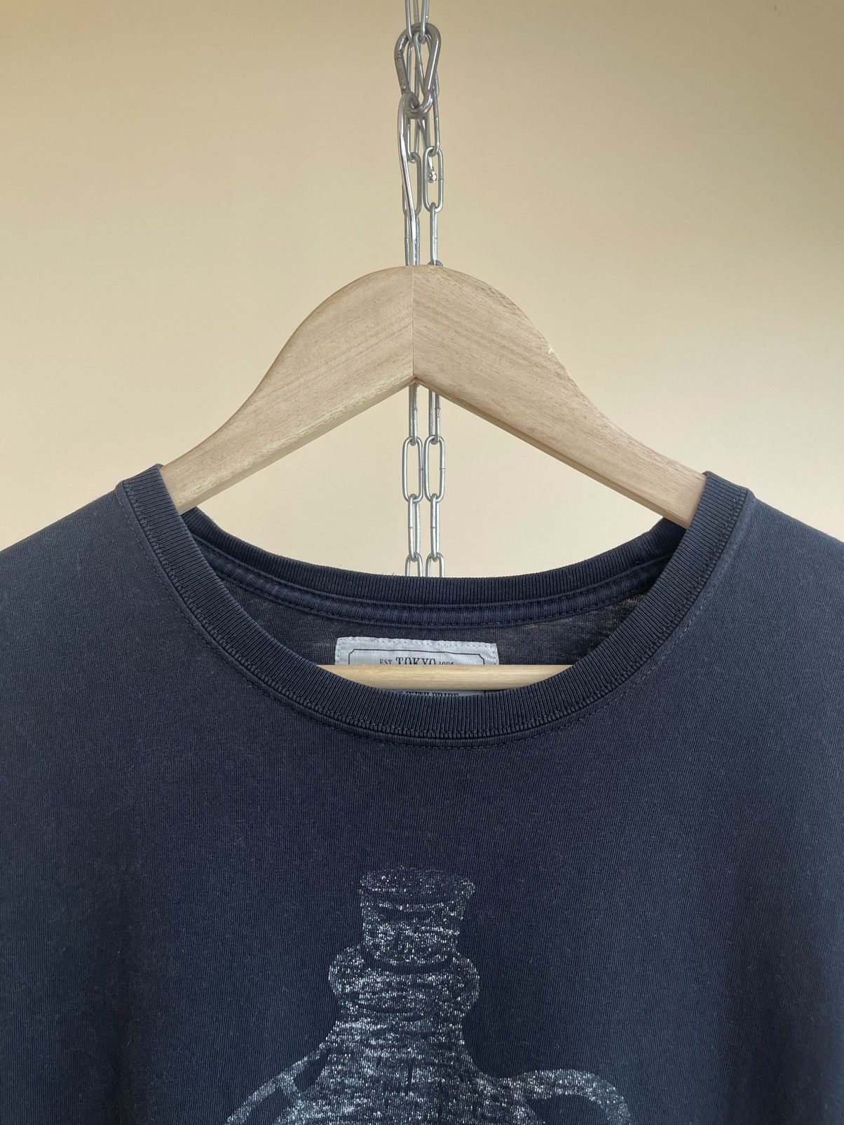 Neighborhood Neighborhood Tokyo Cat Bottle Graphic Print T-Shirt SS 2017 Size US L / EU 52-54 / 3 - 5 Thumbnail