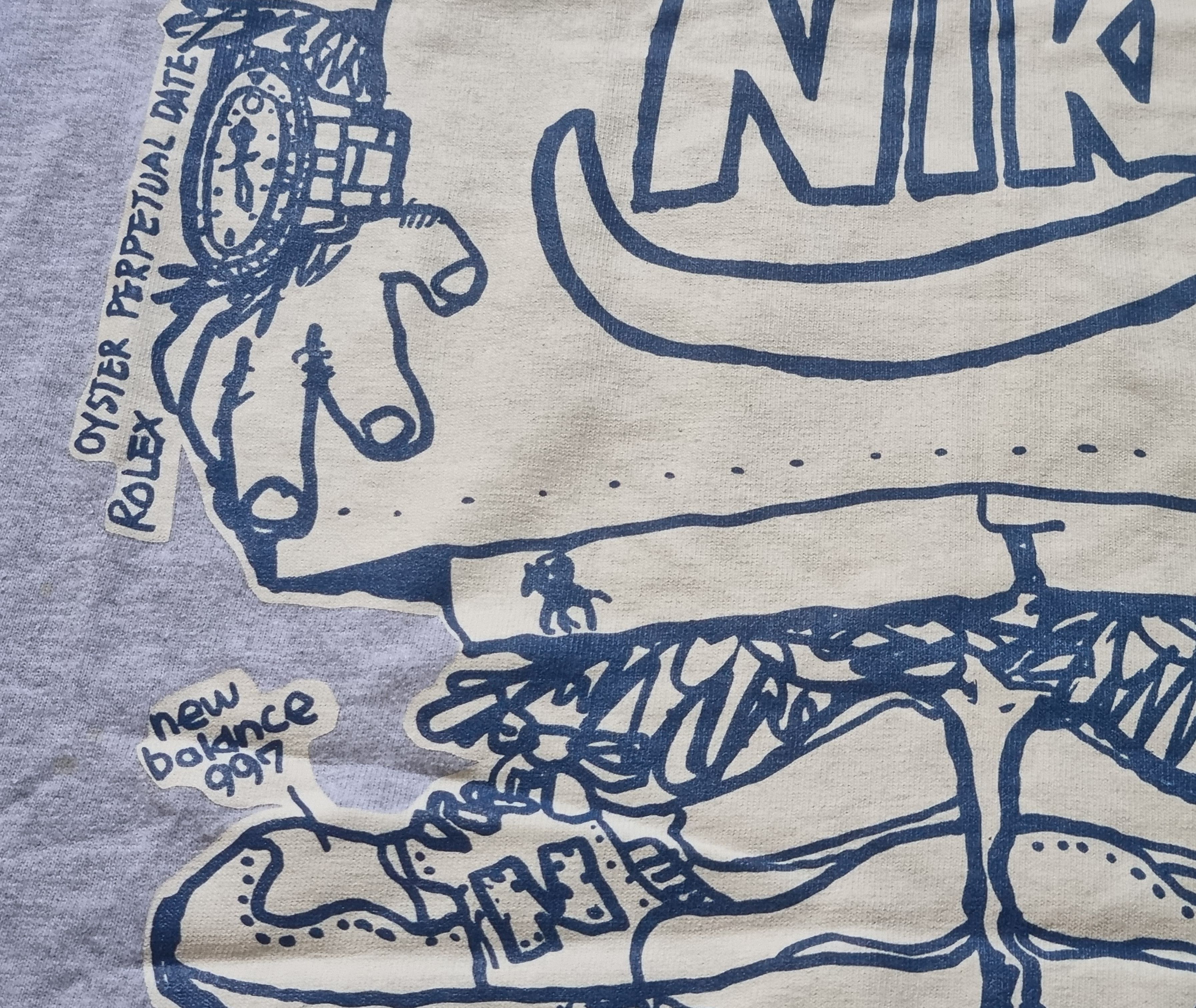 Nike × Vintage Vintage 90's Nike Swoosh Mr. Big Bear Rare Design Size US L / EU 52-54 / 3 - 10 Thumbnail