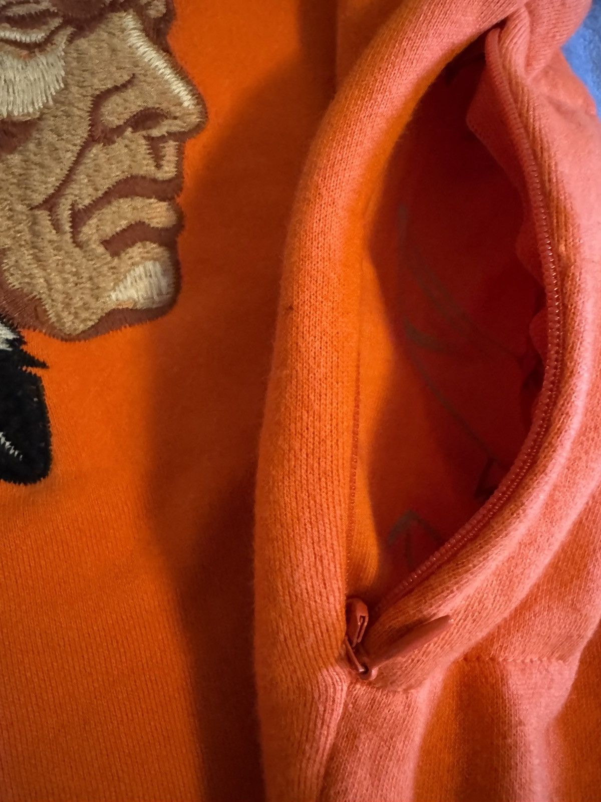Other Hustle Gang Chief Sweatshirt 2X Orange Embroidered Native Size US XXL / EU 58 / 5 - 4 Thumbnail