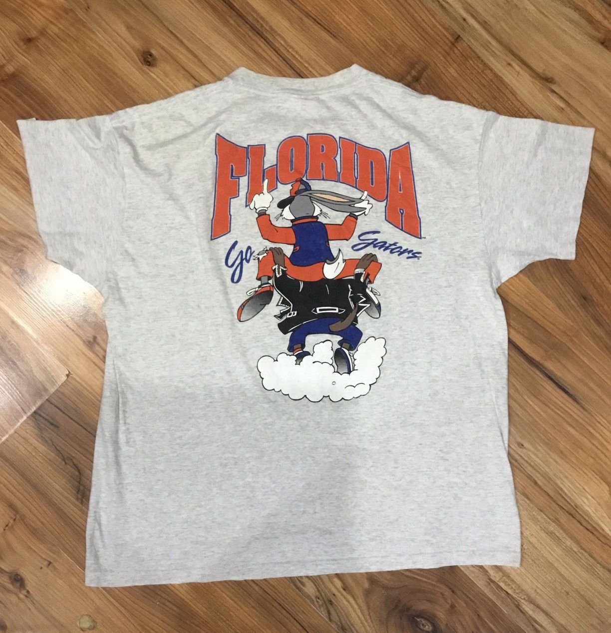 Other Vtg 1994 Looney Tunes Bugs Bunny Taz Florida Wildcats Gray Size US XL / EU 56 / 4 - 2 Thumbnail