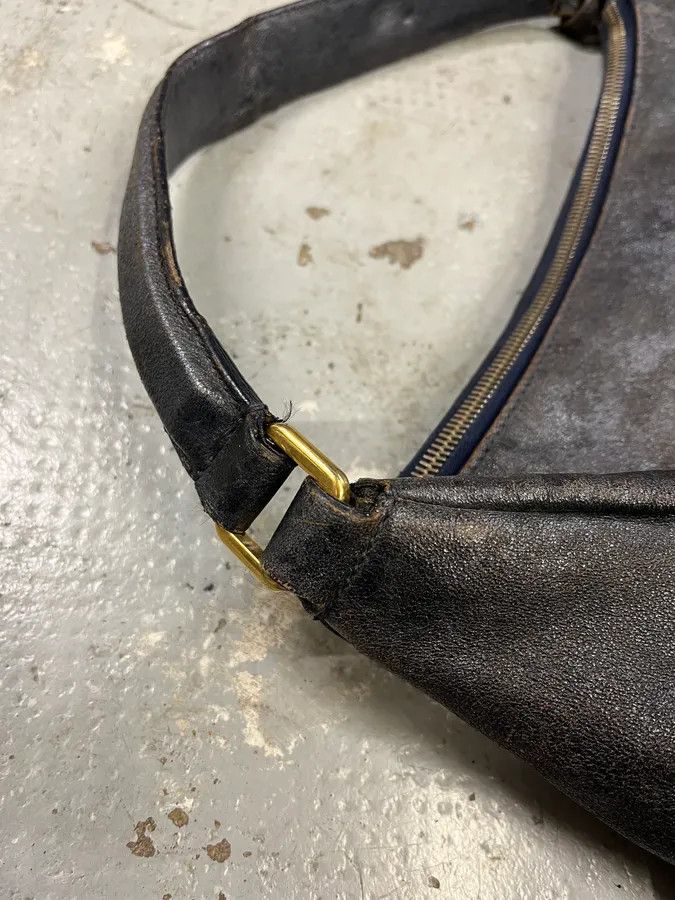 Yves Saint Laurent Yves Saint Laurent Metallic Blue Eroded Bag Size ONE SIZE - 8 Thumbnail