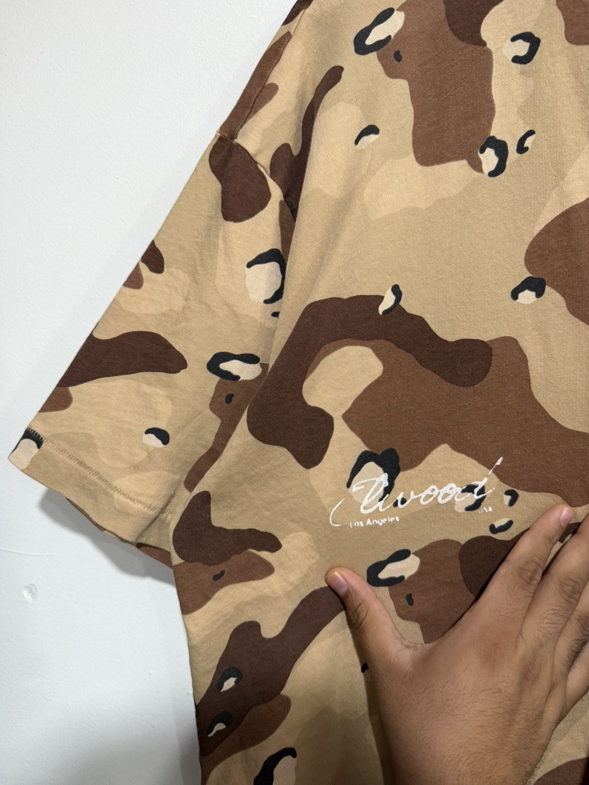 Elwood Elwood Oversized Crop Desert Camo Shirt Size US XL / EU 56 / 4 - 3 Thumbnail