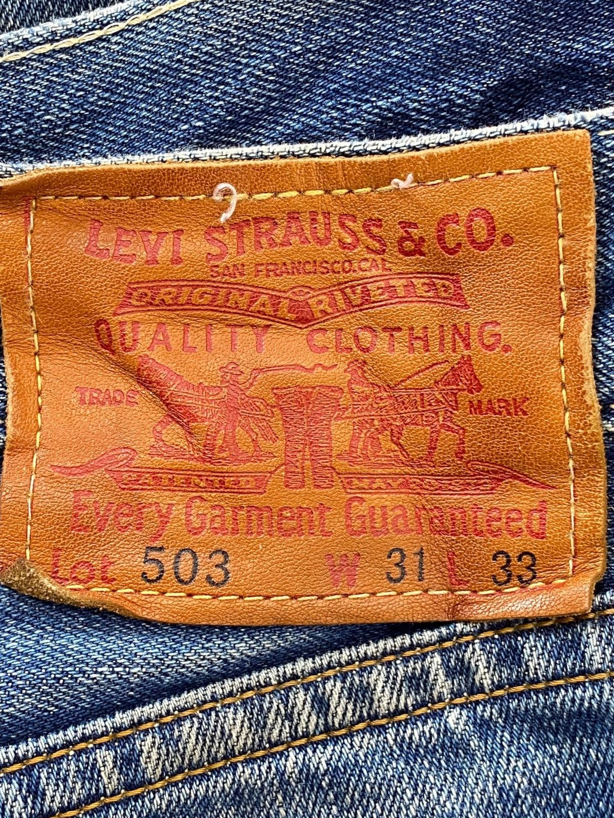 Levi's Levi's 501 jeans Faded High-waisted Style Straight Leg Jeans Size US 31 - 11 Thumbnail