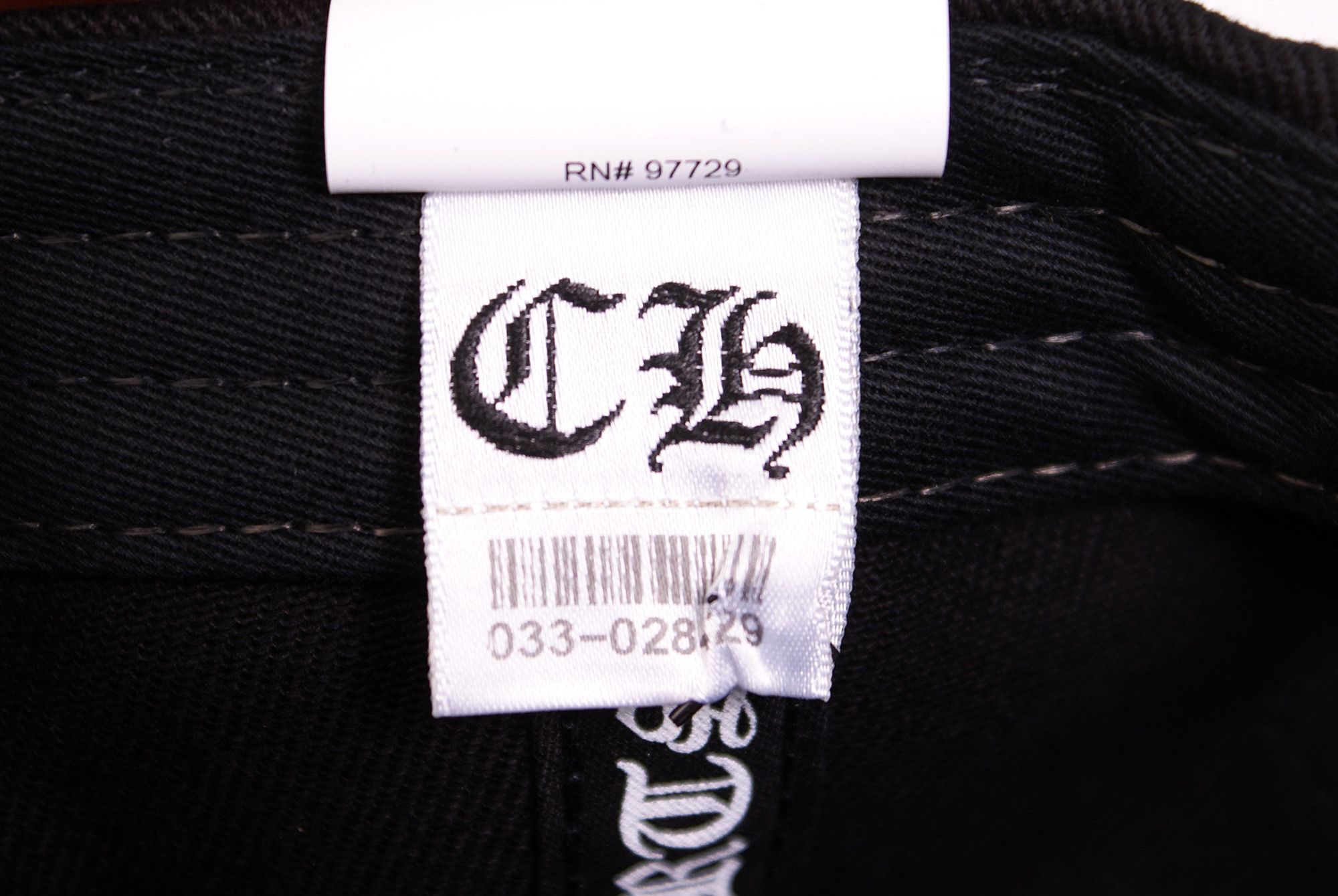 Chrome Hearts 2026 Chrome Hearts RS3 TRIPLE CROSS Denim Baseball Cap Black Size ONE SIZE - 12 Thumbnail