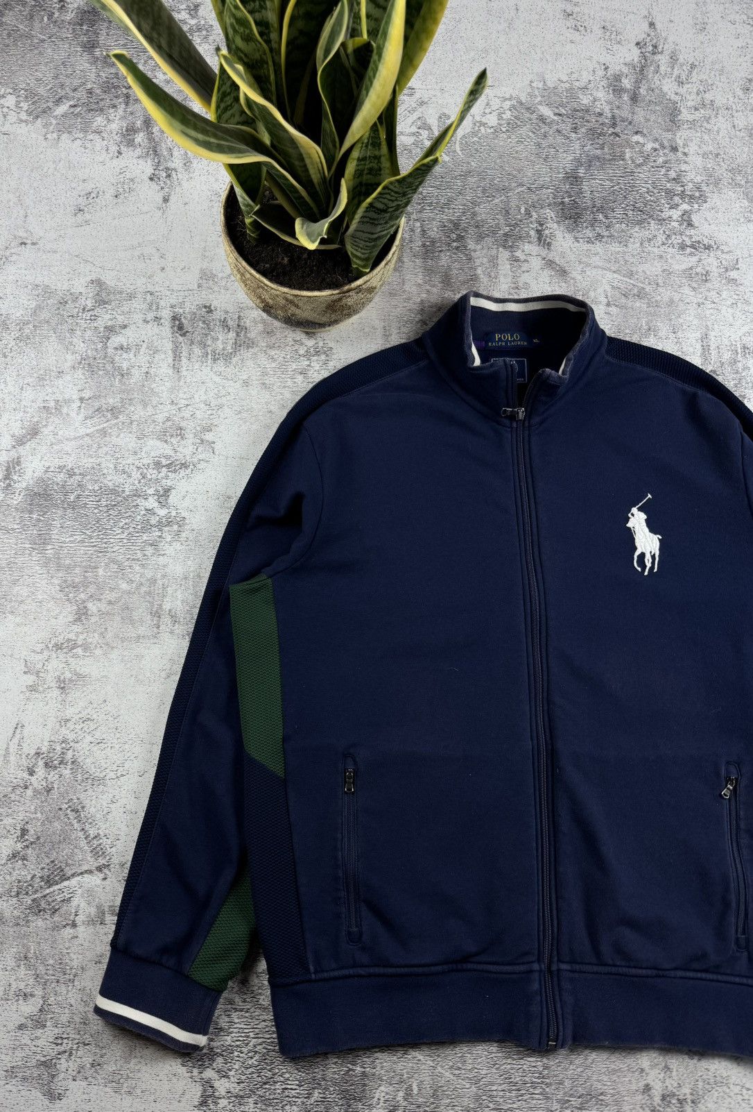 Polo Ralph Lauren Polo Ralph Tennis Wimbledon Big Pony Zip Sweatshirt Pullover Size US XL / EU 56 / 4 - 2 Thumbnail