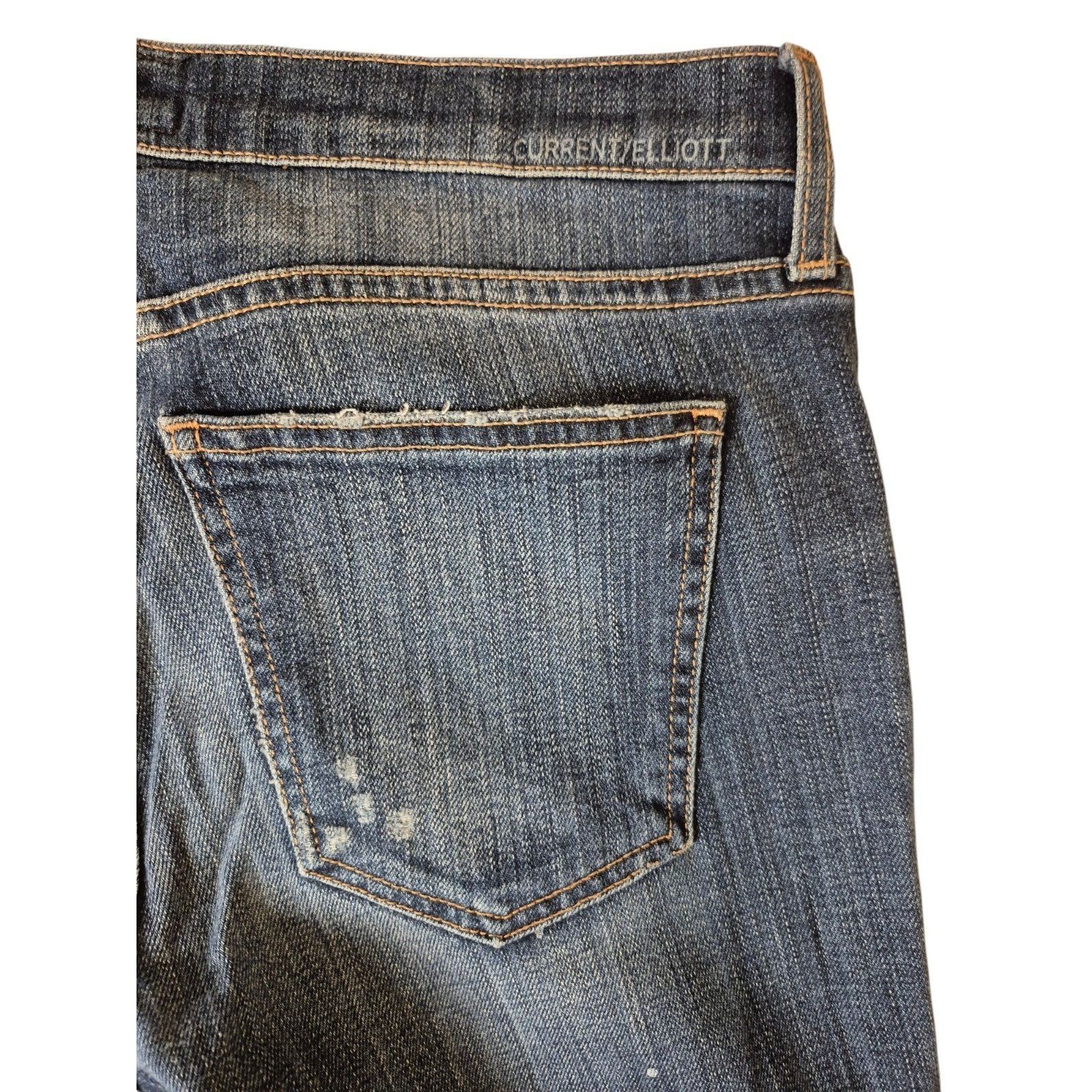 Current/Elliot Current/Elliot The Skinny Distressed Jeans Mid Rise Skinny J Size 30" / US 8 / IT 44 - 3 Thumbnail