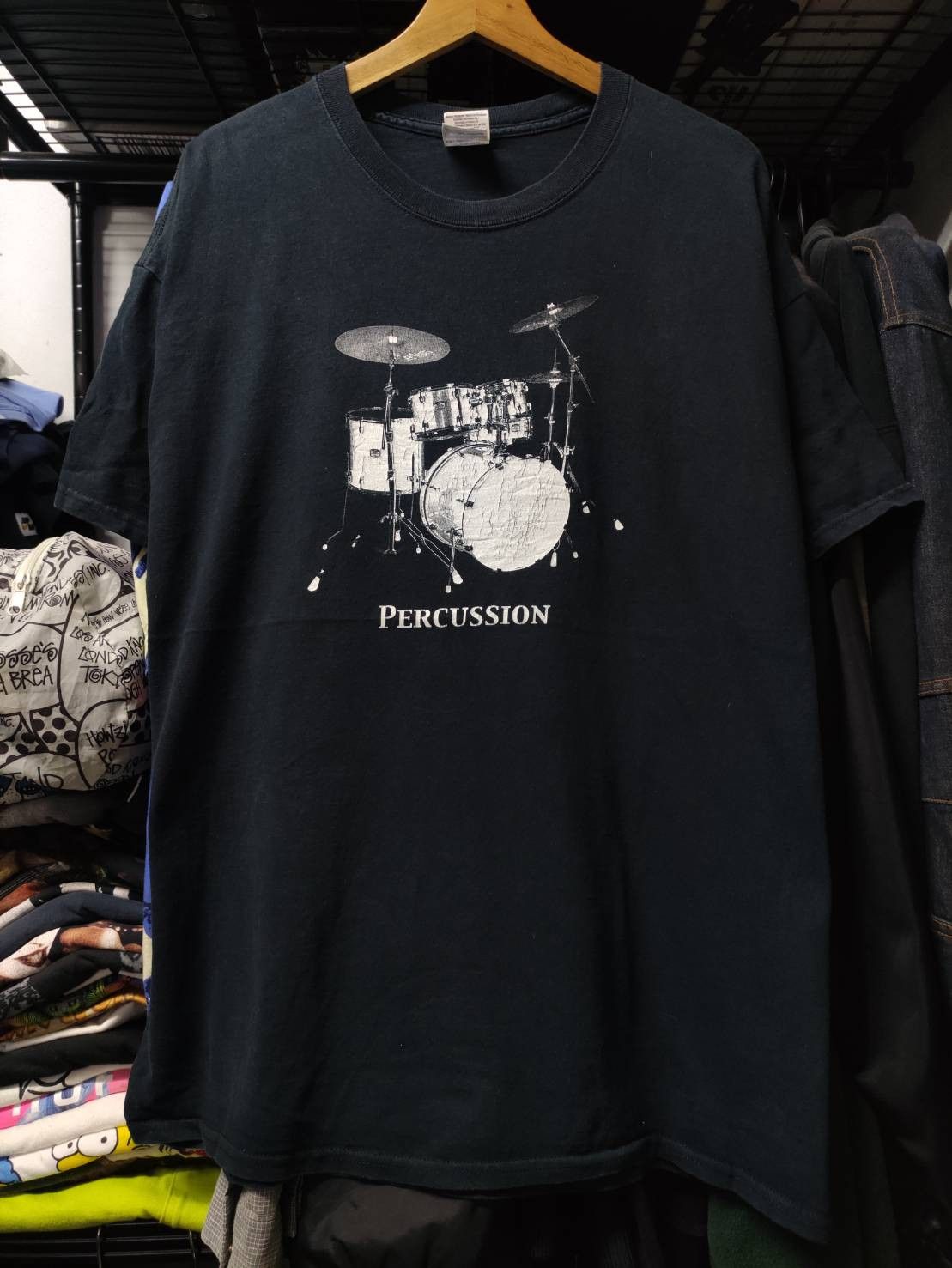 Band Tees Vtg 00's Percussion & Drum Classic T-Shirt Size US XL / EU 56 / 4 - 2 Thumbnail