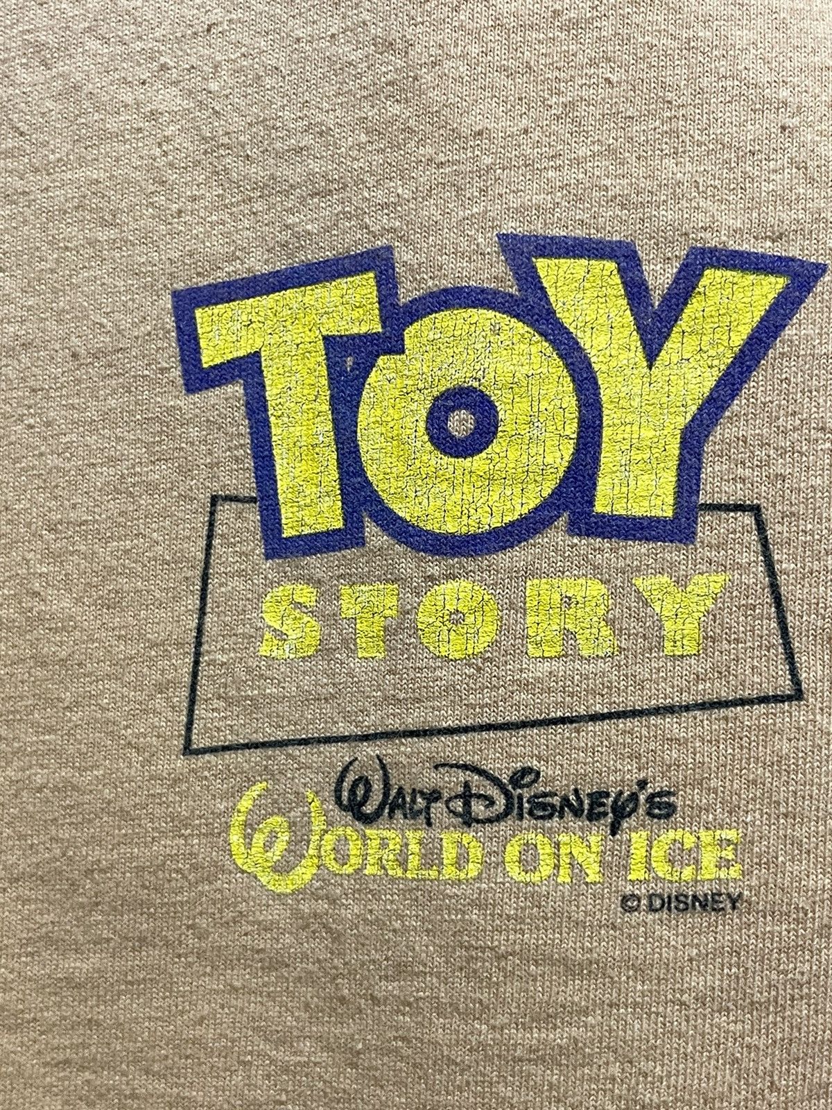 Disney Toy Story Woody vintage Disney on Ice 90s single stitch fade Size US XL / EU 56 / 4 - 4 Thumbnail