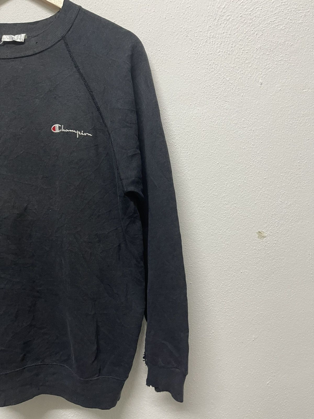 Champion × Vintage 80s -90s CHAMPION DISTRESSED SWEATSHIRT HANES TAG Size US L / EU 52-54 / 3 - 3 Thumbnail
