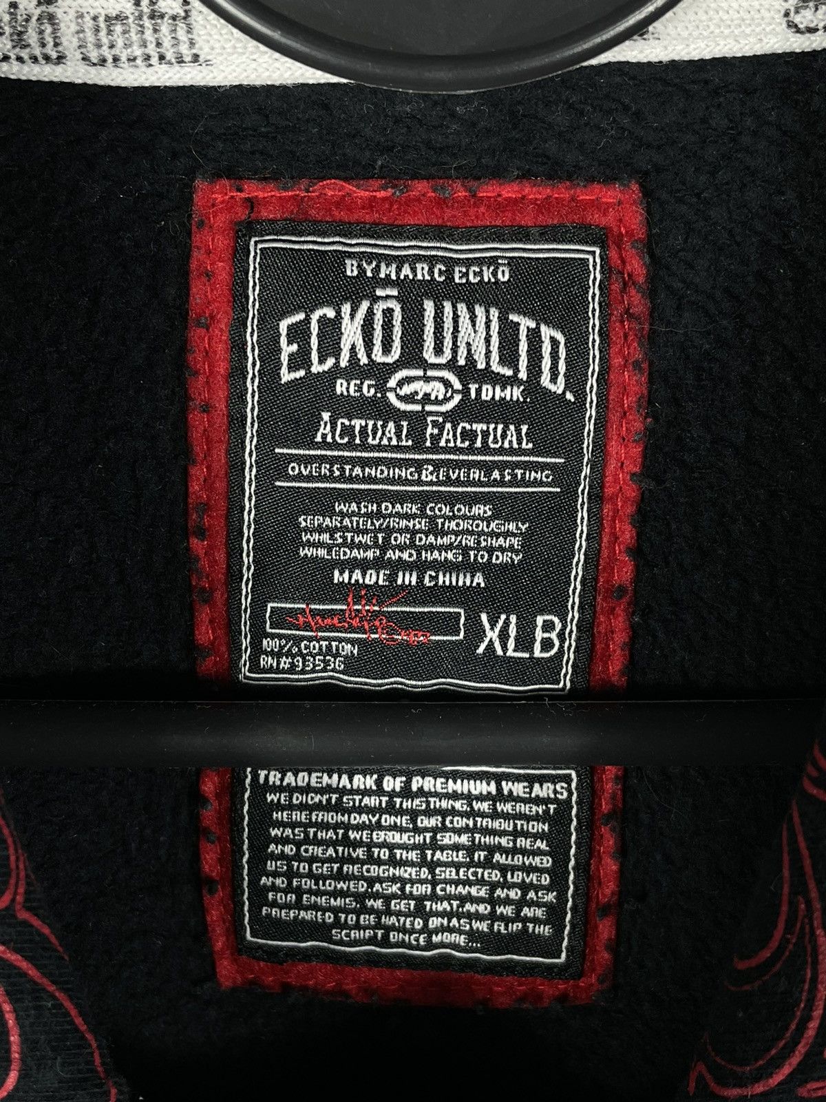 Ecko Unltd. Vintage 90s y2k Ecko Untld. Streetwear Hoodie Sweatshirt Size US S / EU 44-46 / 1 - 7 Thumbnail