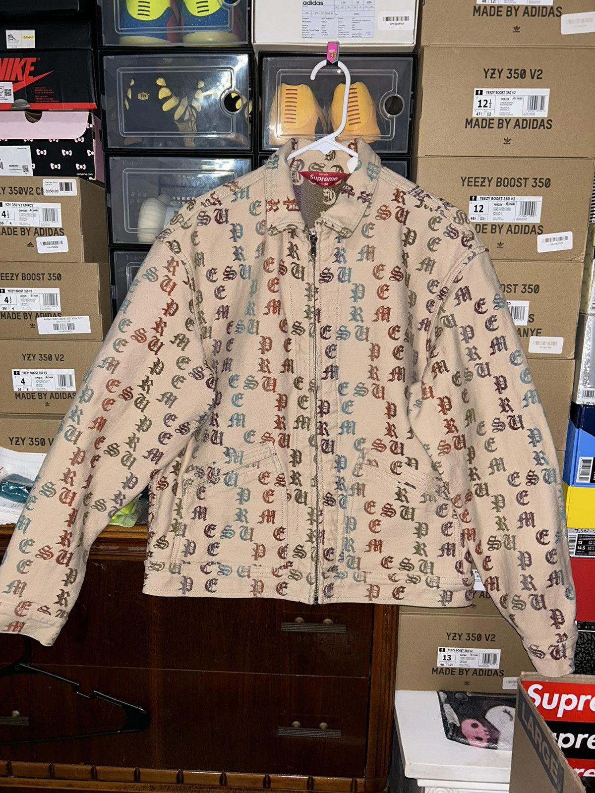 Supreme Supreme Gradient Jacquard Denim Work Jacket SS22 Medium VNDS Size US M / EU 48-50 / 2 - 1 Thumbnail