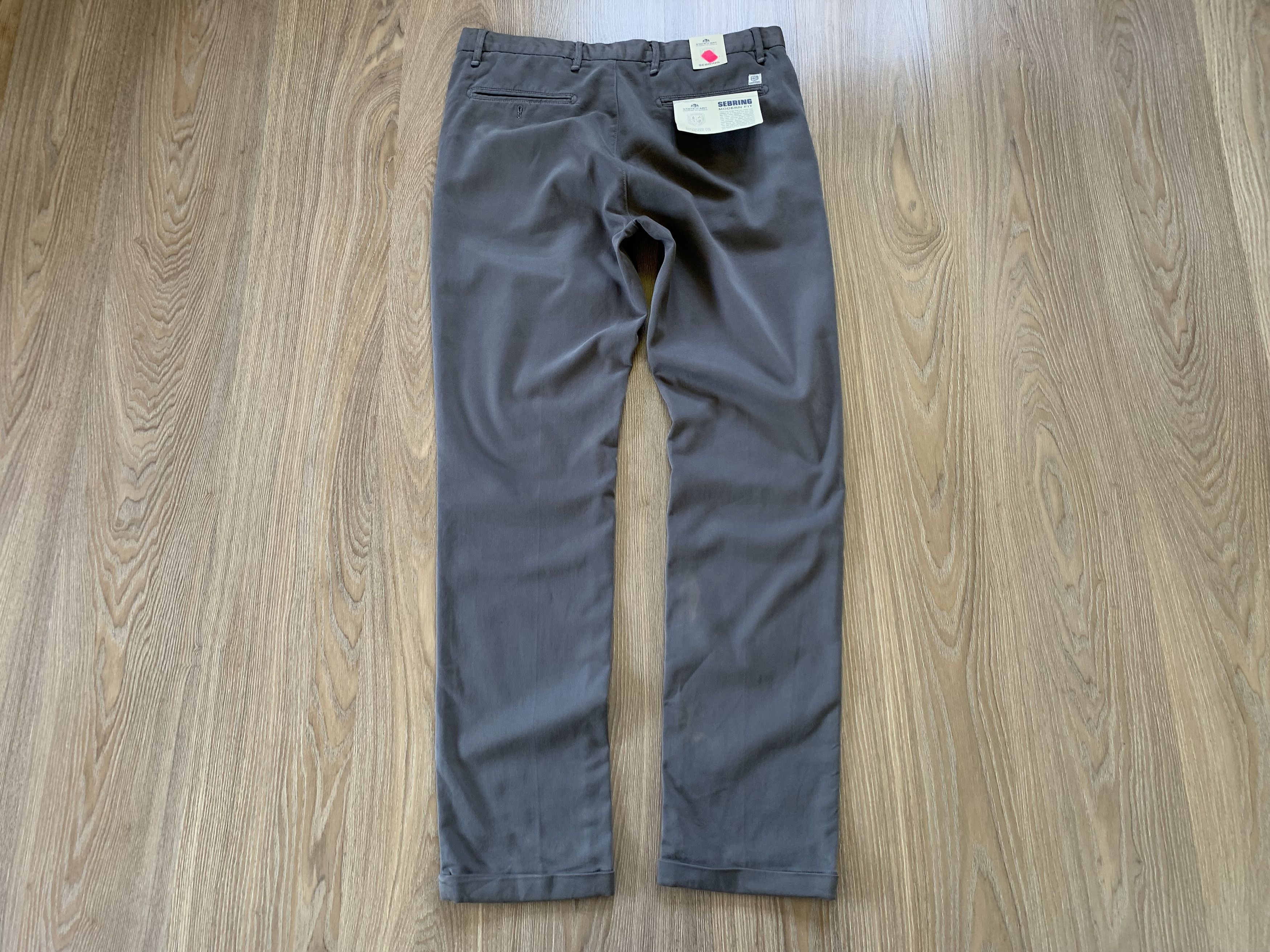 Designer State Of Art Men's Cotton Chino Pants Size US 32 / EU 48 - 3 Thumbnail