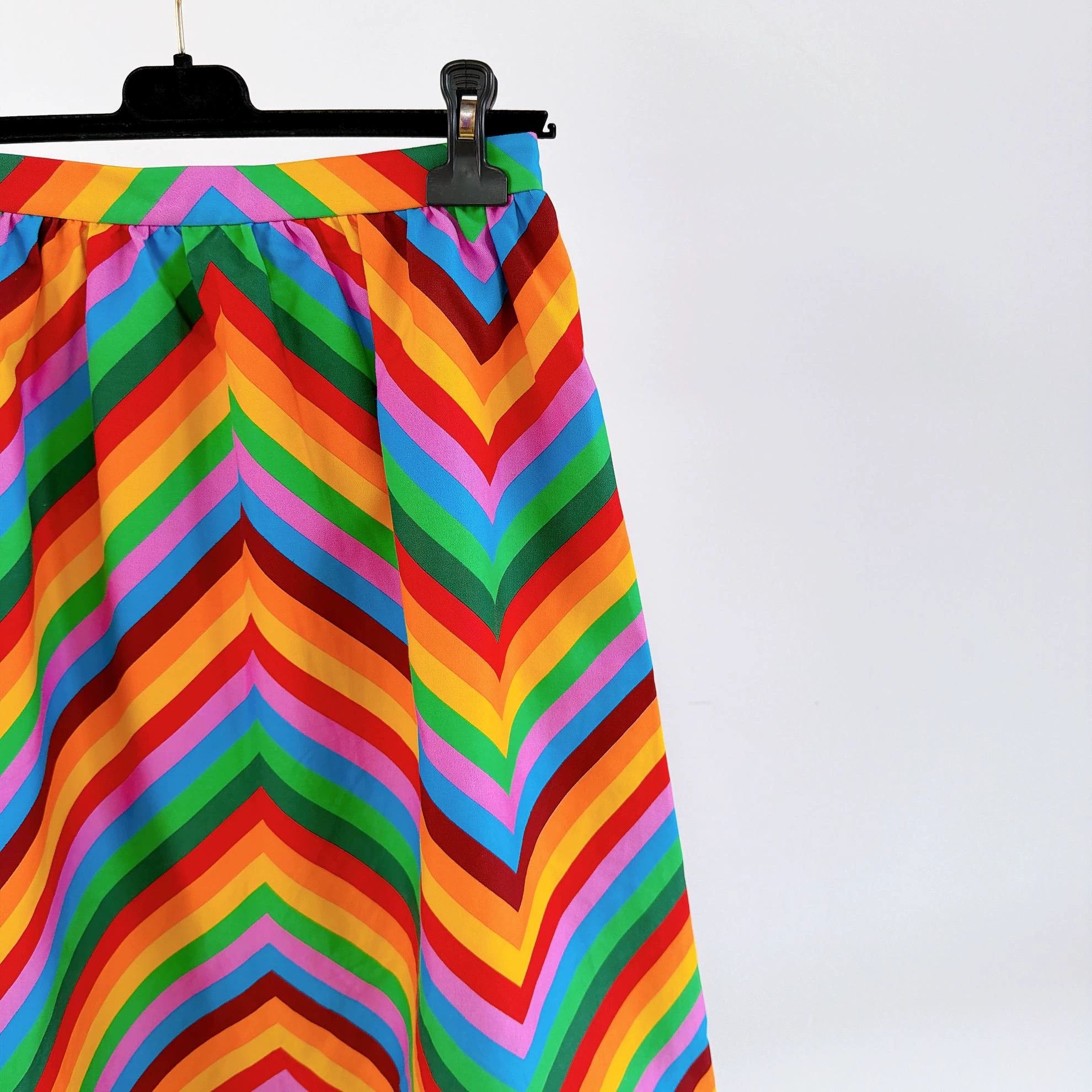 Valentino Valentino Color Block Women's Skirt 40 7203 Size 27" / US 4 / IT 40 - 5 Thumbnail