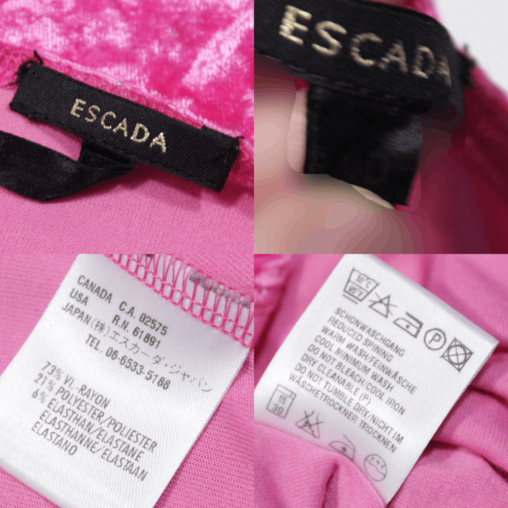 Escada Velour Shine Sweater Vintage Size S / US 4 / IT 40 - 8 Thumbnail