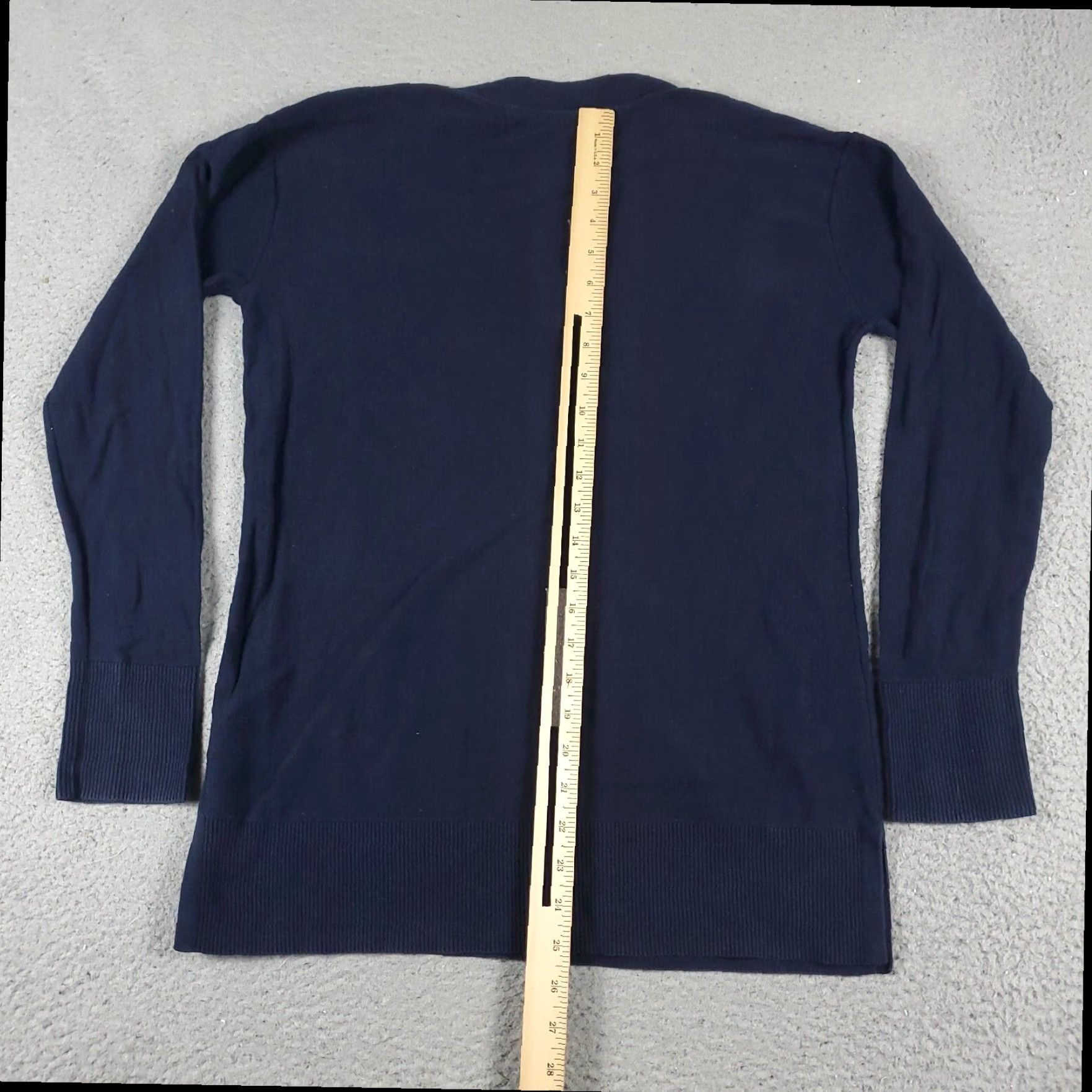 Tommy Hilfiger Tommy Hilfiger Pullover Sweater Womens Medium Blue Long Sleeve Crew Neck Cotton Blend Size M / US 6-8 / IT 42-44 - 5 Thumbnail