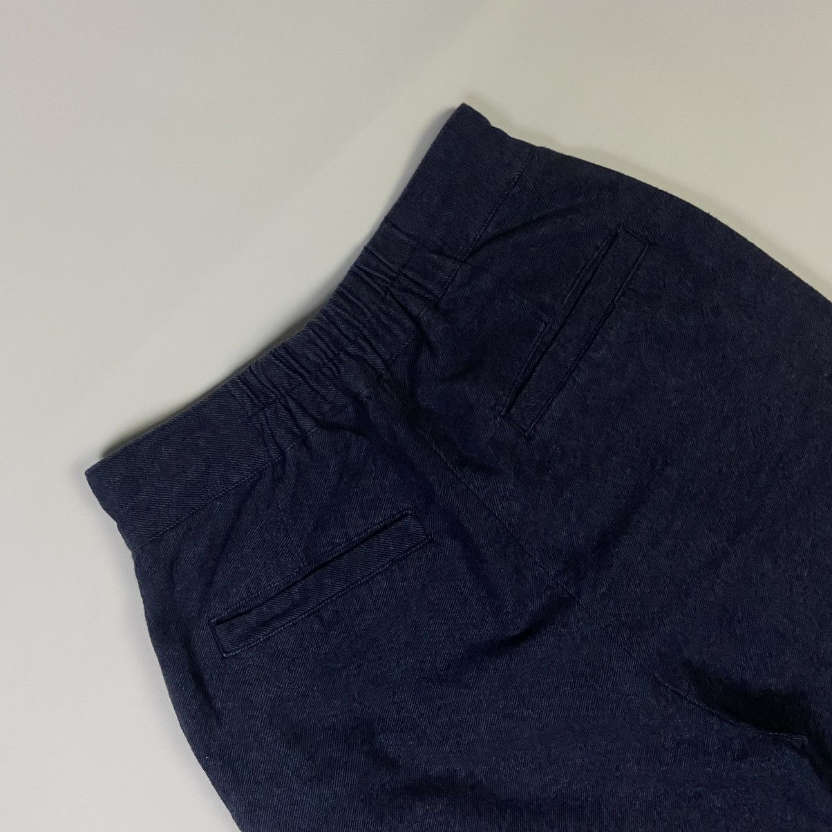 Beams Plus BEAMS HEART Navy Pleated Wide Leg Pants S Size US 28 / EU 44 - 10 Thumbnail