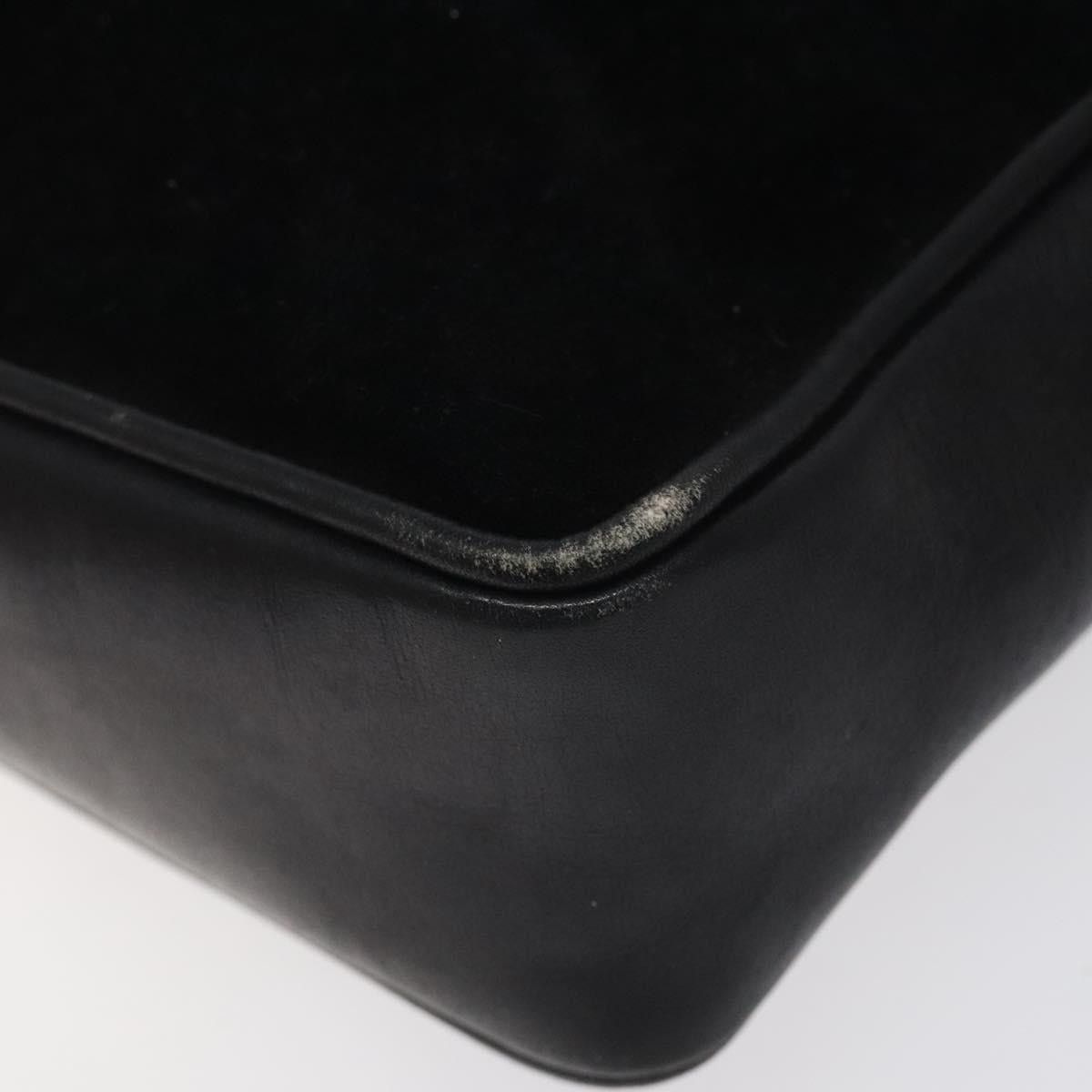 Gucci GUCCI Web Sherry Line Shoulder Bag Suede Black Gold Red Size ONE SIZE - 12 Thumbnail