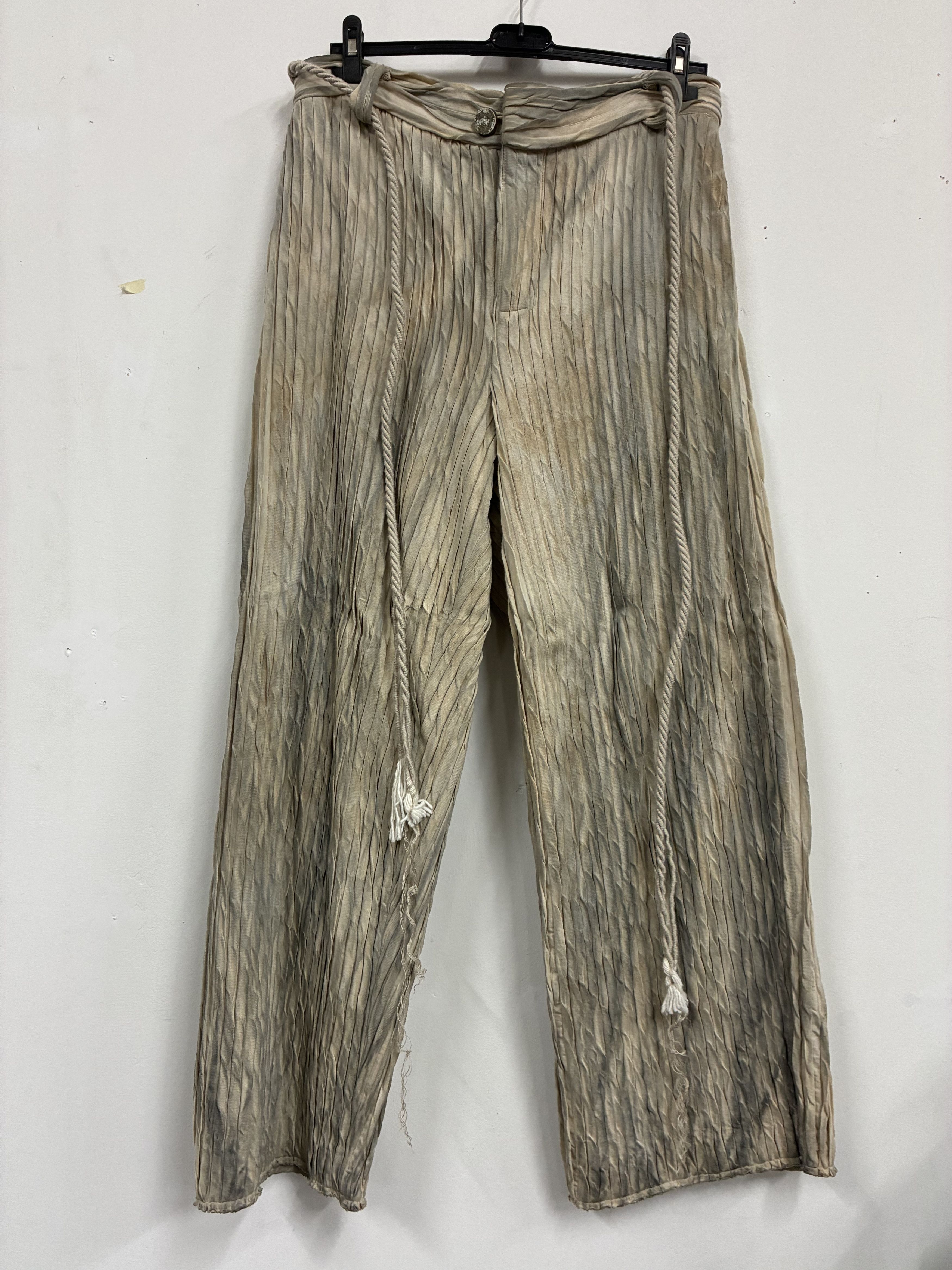 Mavranyma MAVRANYMA - hand dyed cotton pleated pants Size US 32 / EU 48 - 1 Thumbnail