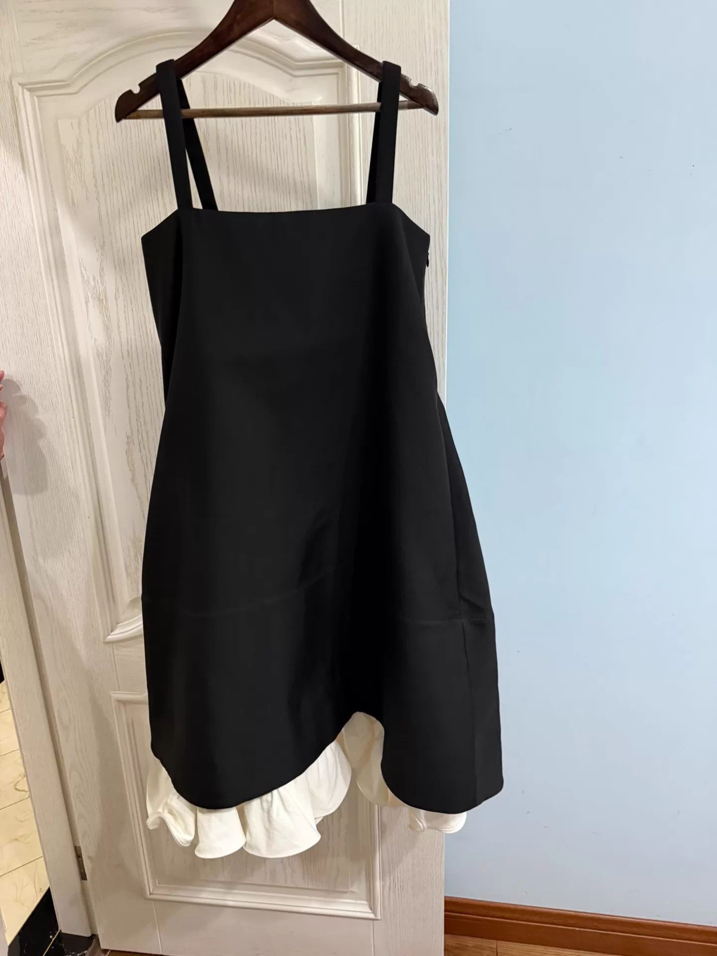 Jil Sander JIL SANDER Runway Double Ruffle Wave Hem Dress Size XS / US 0-2 / IT 36-38 - 1 Thumbnail