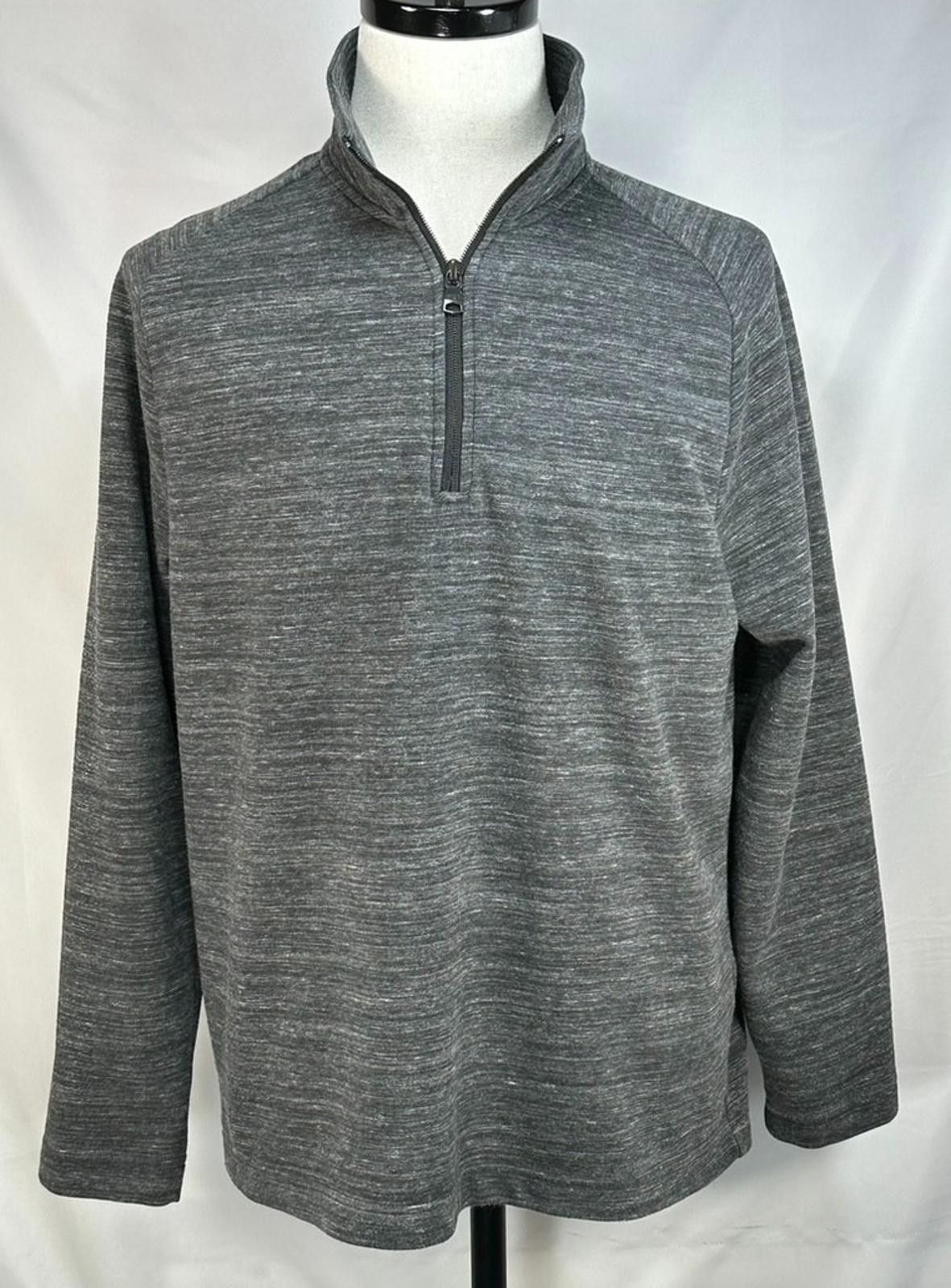 Banana Republic Banana Republic 1/4 Zip Moisture Wicking Pullover Gray Men L Size US L / EU 52-54 / 3 - 1 Thumbnail