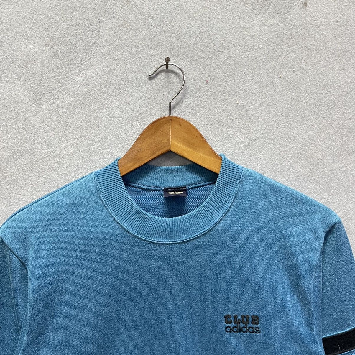 Adidas Vintage adidas Club Crewneck Sweatshirt (Made in Japan) Size US M / EU 48-50 / 2 - 2 Thumbnail