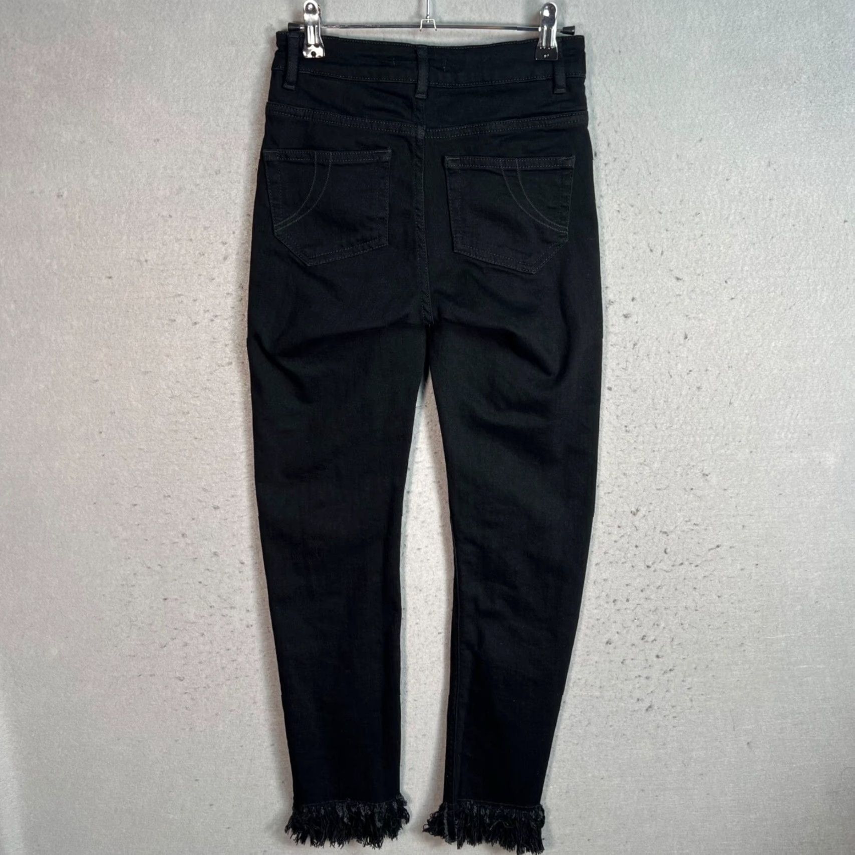 Maje Maje Black Skinny Jeans Size 34 Cotton Blend Womens Size 24" / US 00 / IT 34 - 2 Thumbnail