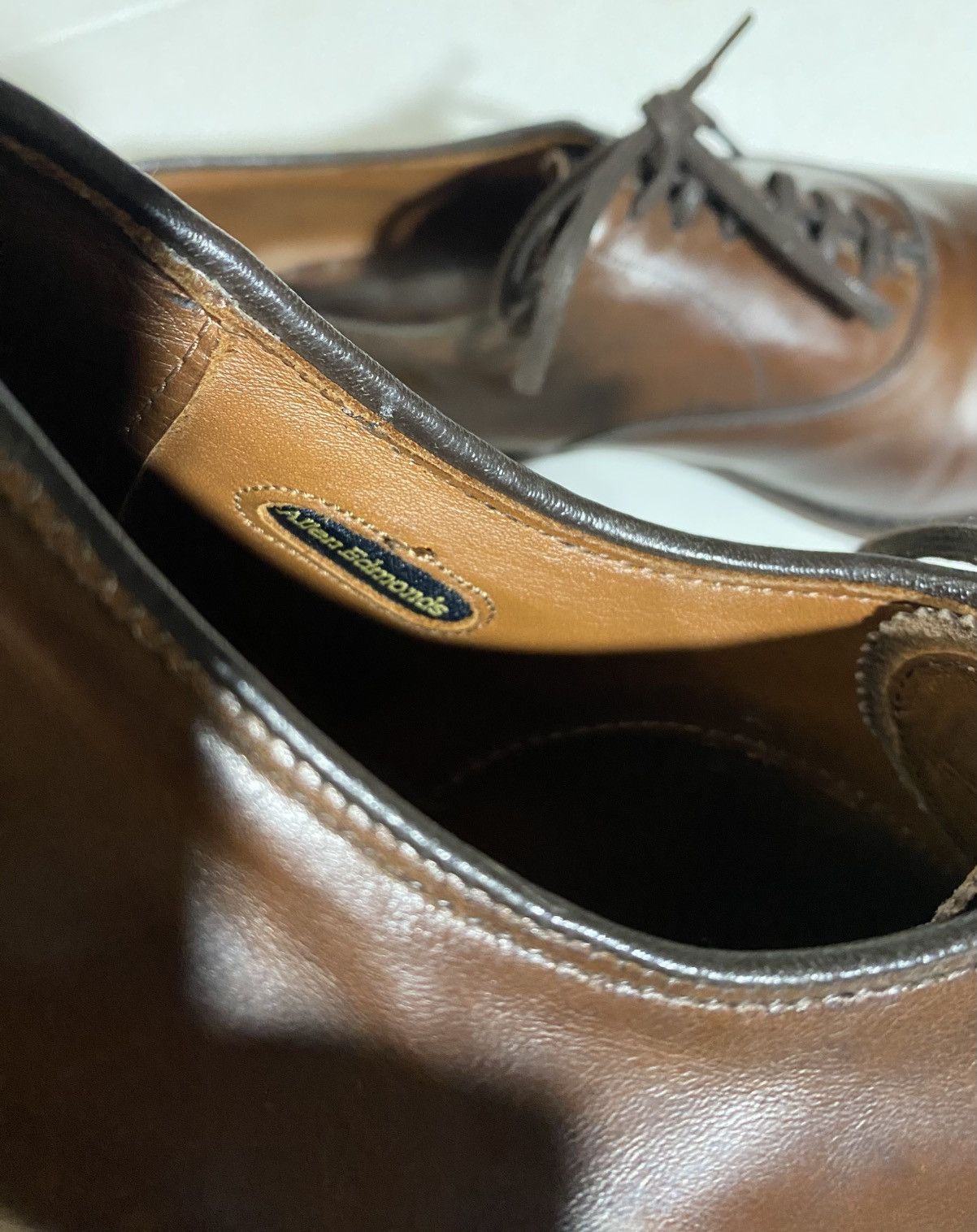 Allen Edmonds Allen Edmonds Dark Brown Chili Leather Carlyle Oxford 9.5 D Size US 9.5 / EU 42-43 - 13 Thumbnail