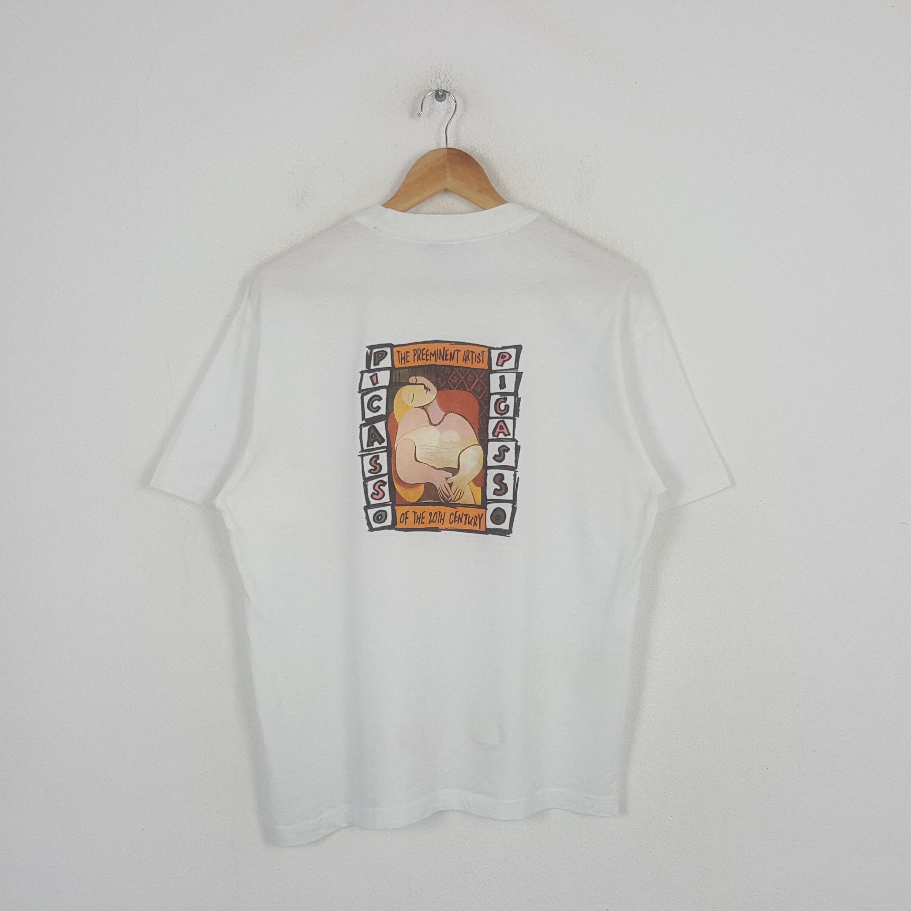 Vintage Vintage Picasso Spanish Artists Tshirt C301N10 Size US M / EU 48-50 / 2 - 1 Thumbnail