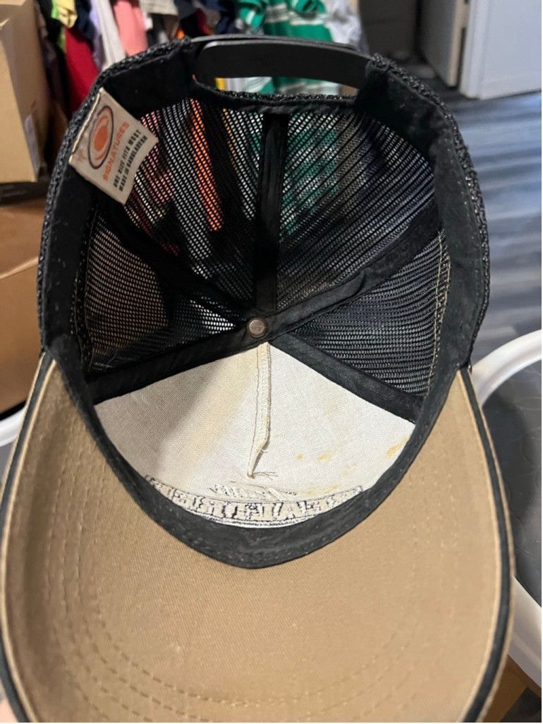 Signatures Men's Signatures Team Realtree Beige Black Mesh Trucker Hat Size ONE SIZE - 5 Thumbnail