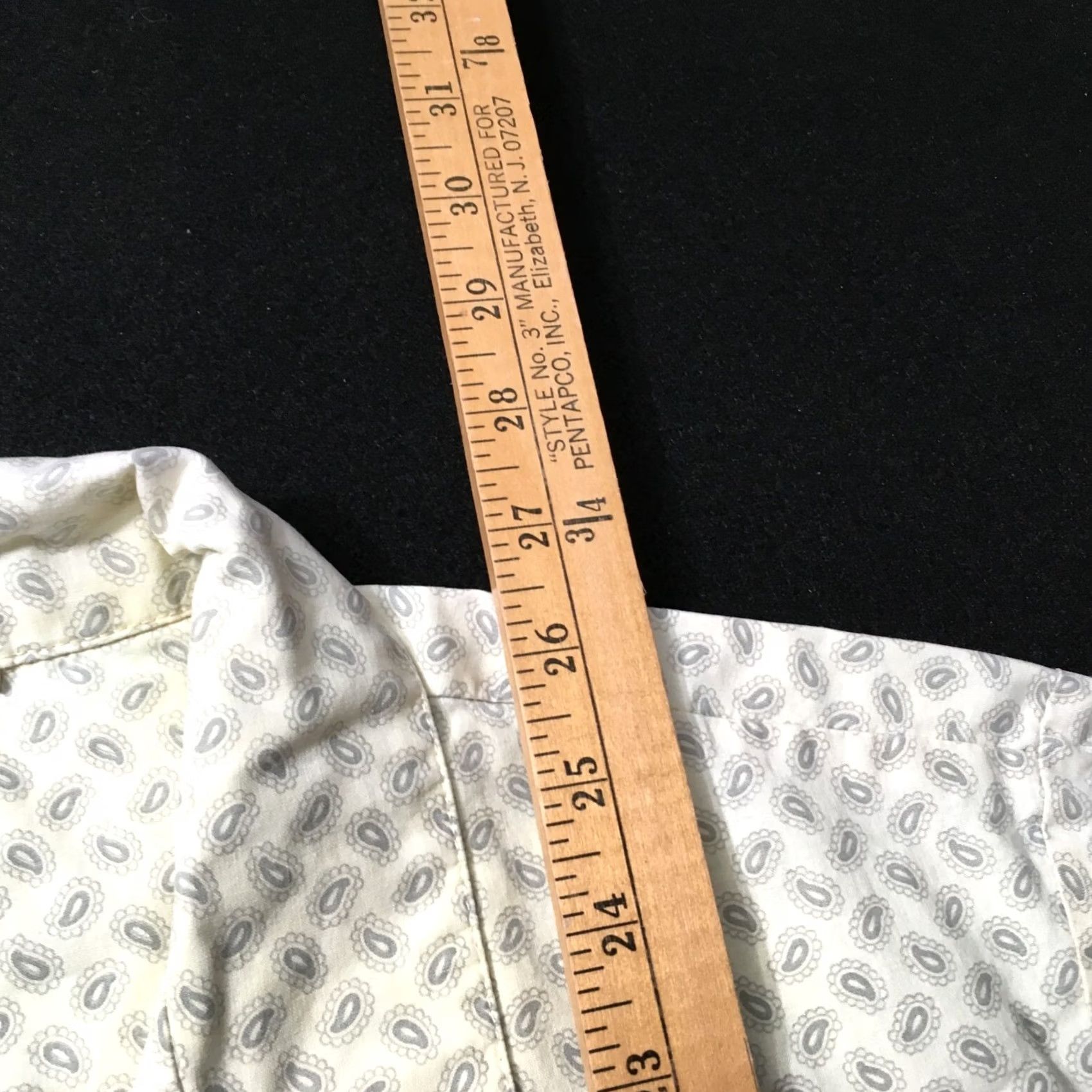Etro VINTAGE sun classic Shirt Mens M Yellow pockets 70s style Short Sleeve Button-Up Cotton Casual, Classic, Vintage Mens Size US M / EU 48-50 / 2 - 5 Thumbnail