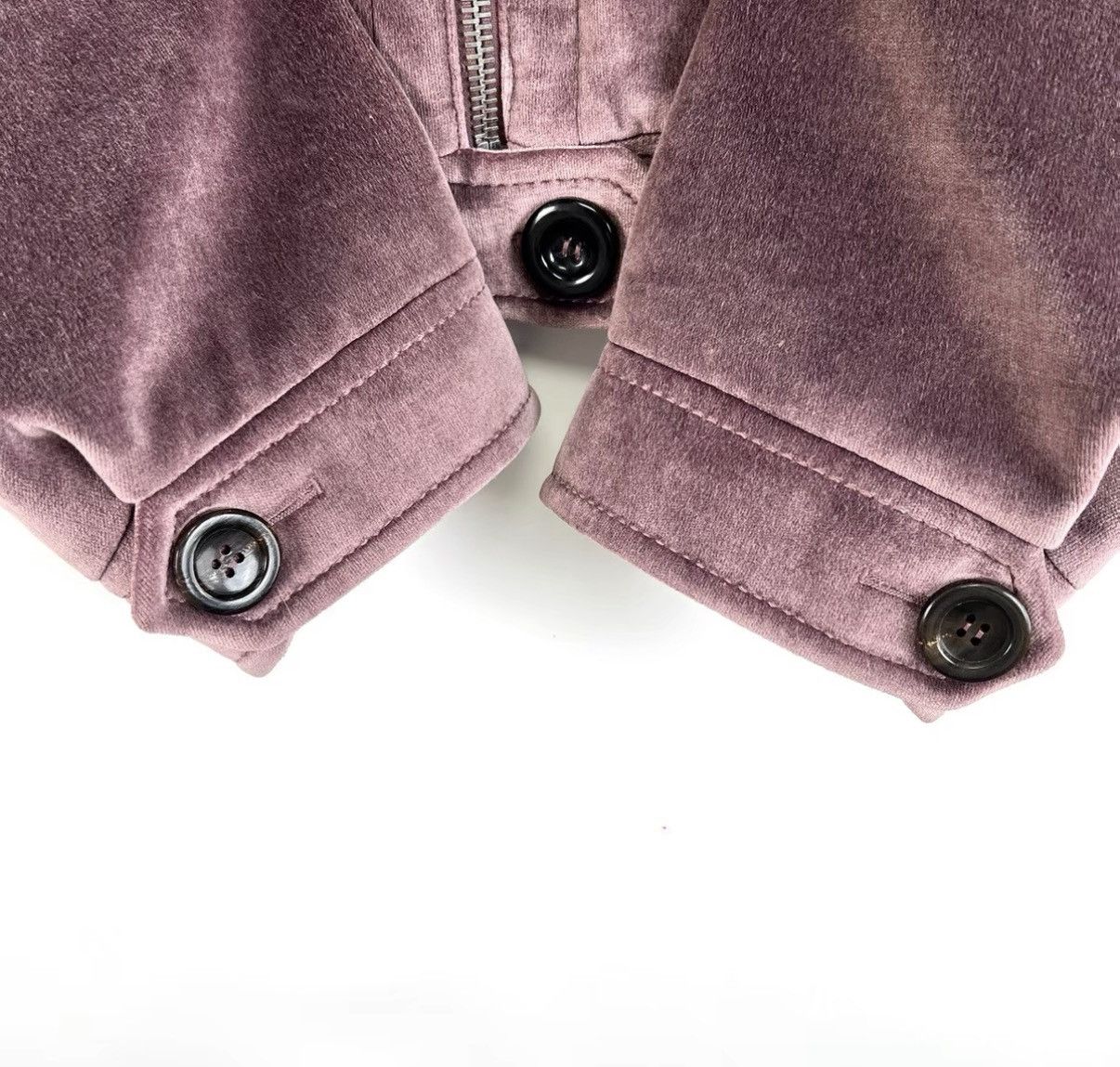Miu Miu Miu Miu Pink-Purple Beaded Logo Velvet Coat K12 Size M / US 6-8 / IT 42-44 - 6 Thumbnail