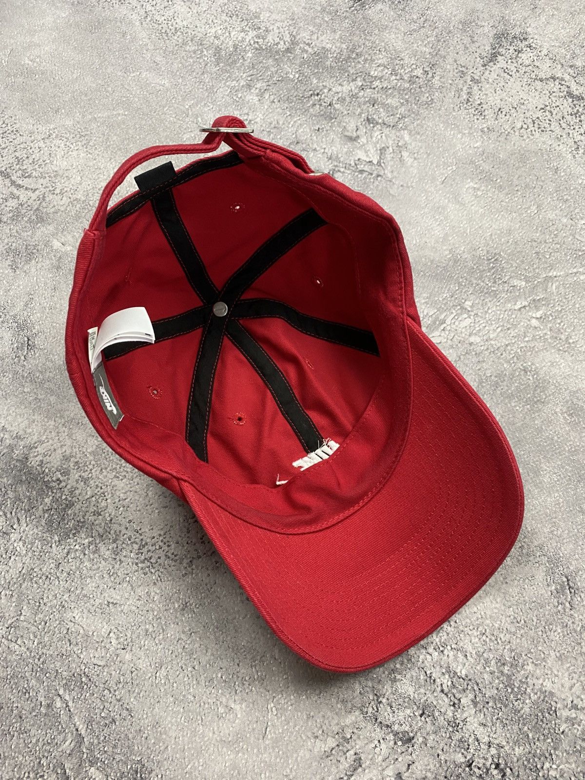 Nike Vintage Nike Cap Red Hat Y2K Spell Out Swoosh Logo 00s Size ONE SIZE - 9 Thumbnail