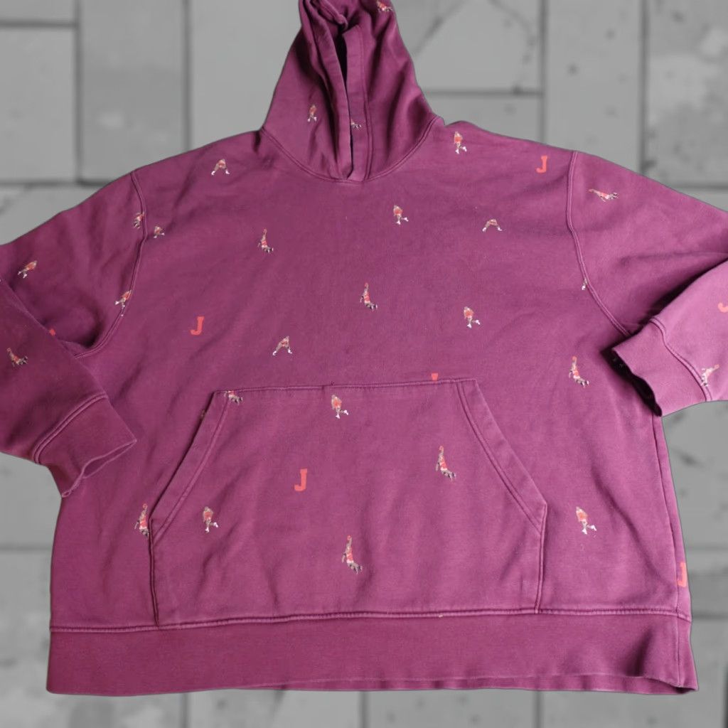 Jordan Brand Jordan Hoodie 2XL Red Graphic Print Pullover Men Size US XXL / EU 58 / 5 - 1 Thumbnail