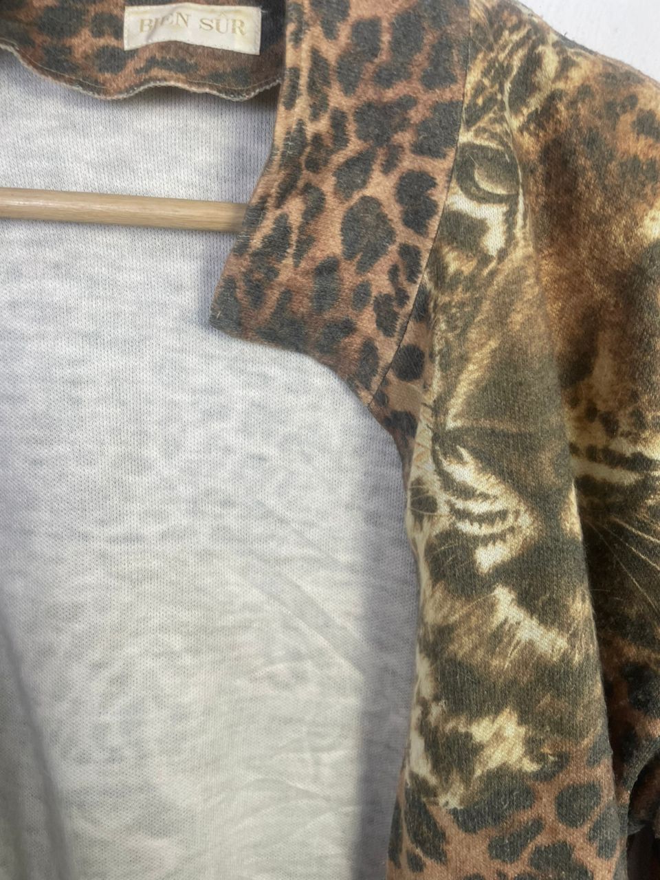 Designer Vintage Leopard Designed Jacket Size M / US 6-8 / IT 42-44 - 5 Thumbnail