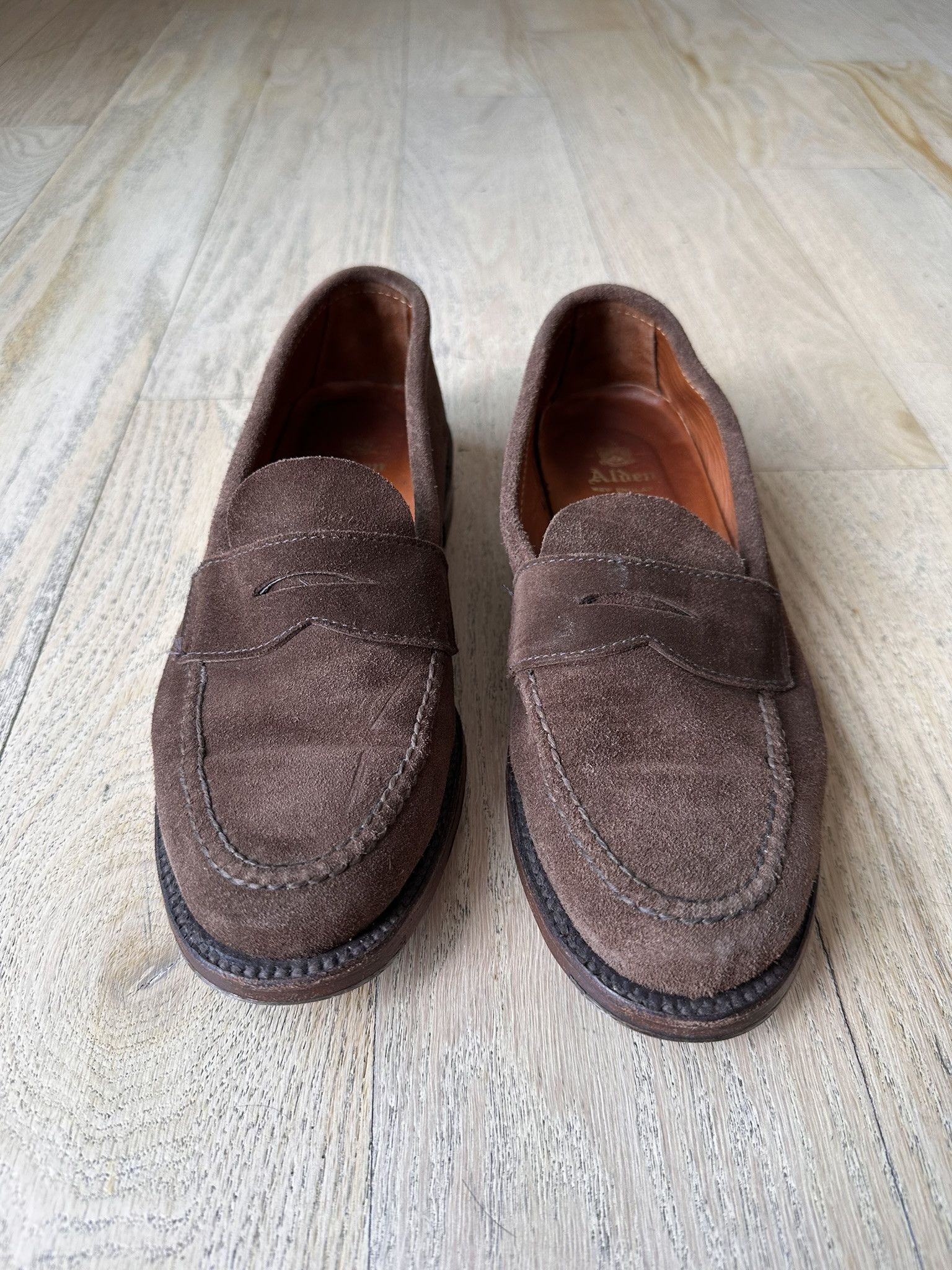 Alden Alden 6245F Unlined LHS Penny Loafer Dark Brown Suede Size US 7.5 / EU 40-41 - 1 Thumbnail