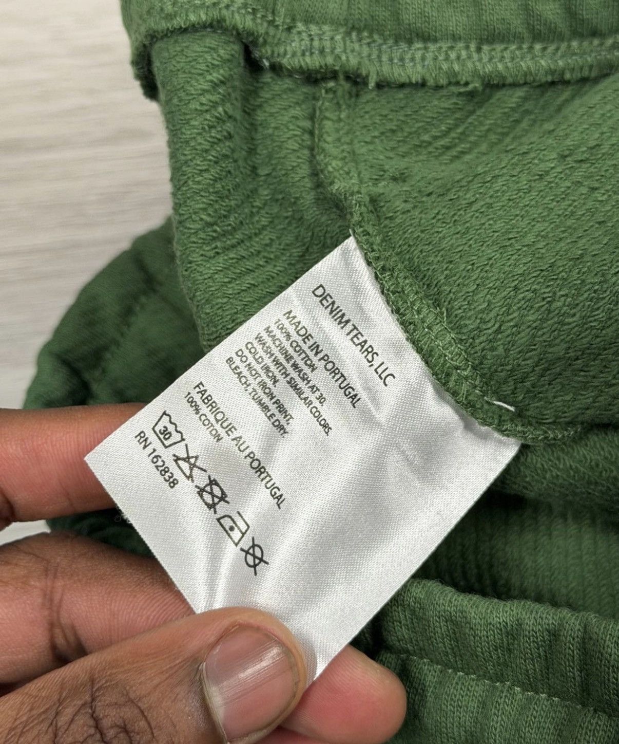 DENIM TEARS Denim Tears Green Sweatpants Size US 38 / EU 54 - 4 Thumbnail