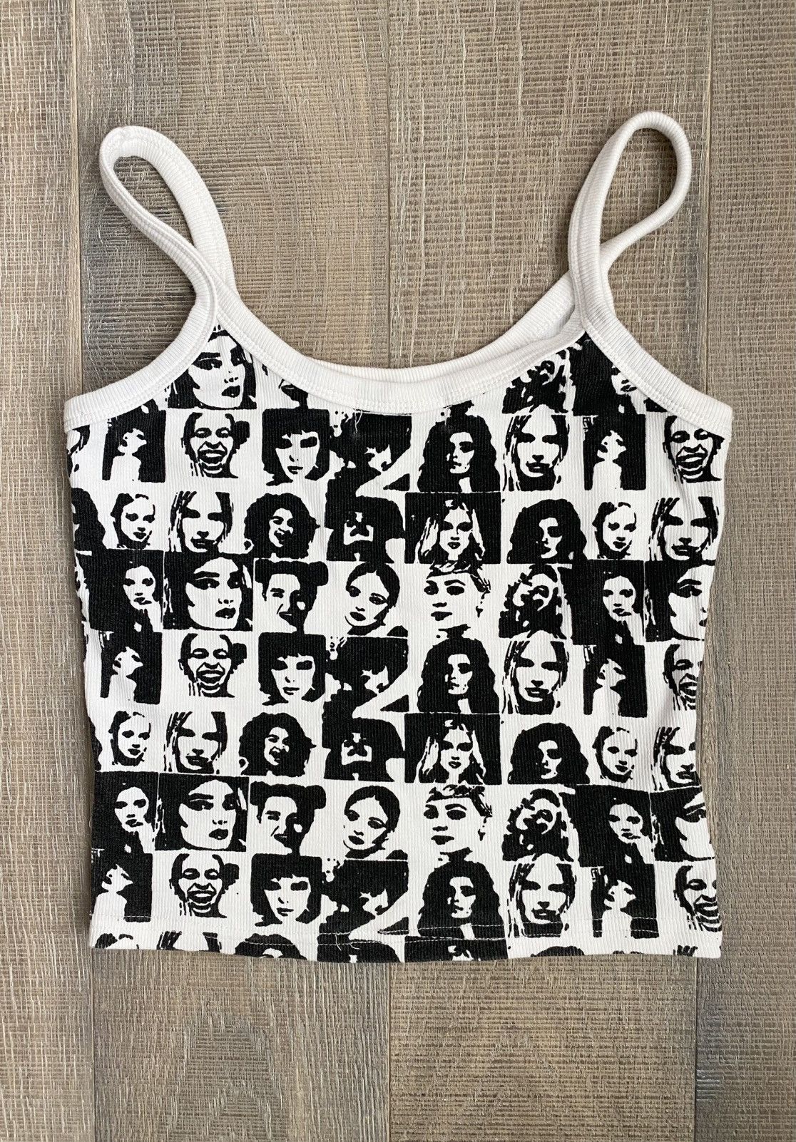 Other Edikted black and face cropped tank top Size S / US 4 / IT 40 - 5 Thumbnail