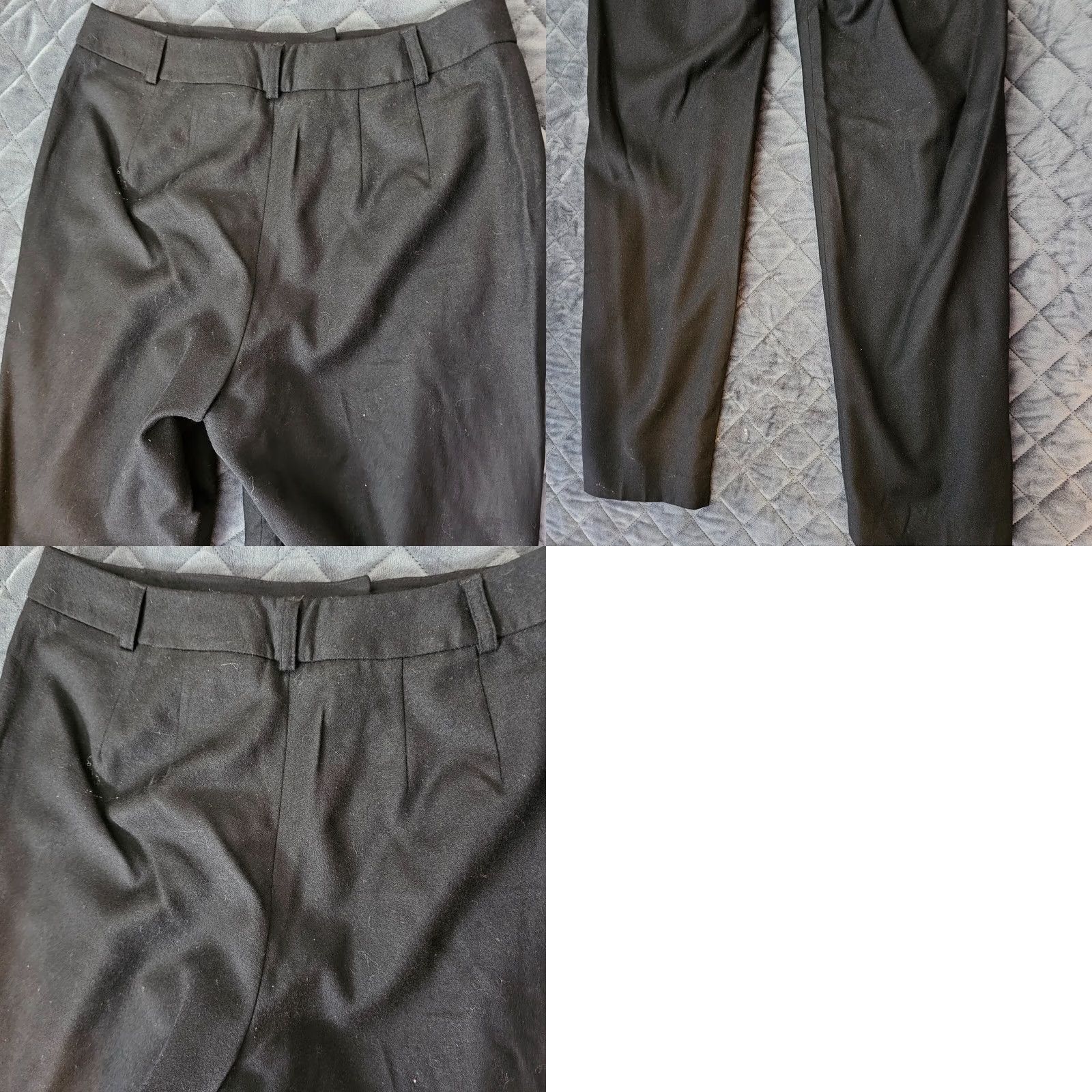 Talbots TALBOTS Pants Women Dress Pants Wool Blend Stretch Black 6 Regular Straight 30.5 In Inseam Italy Size 28" / US 6 / IT 42 - 8 Thumbnail