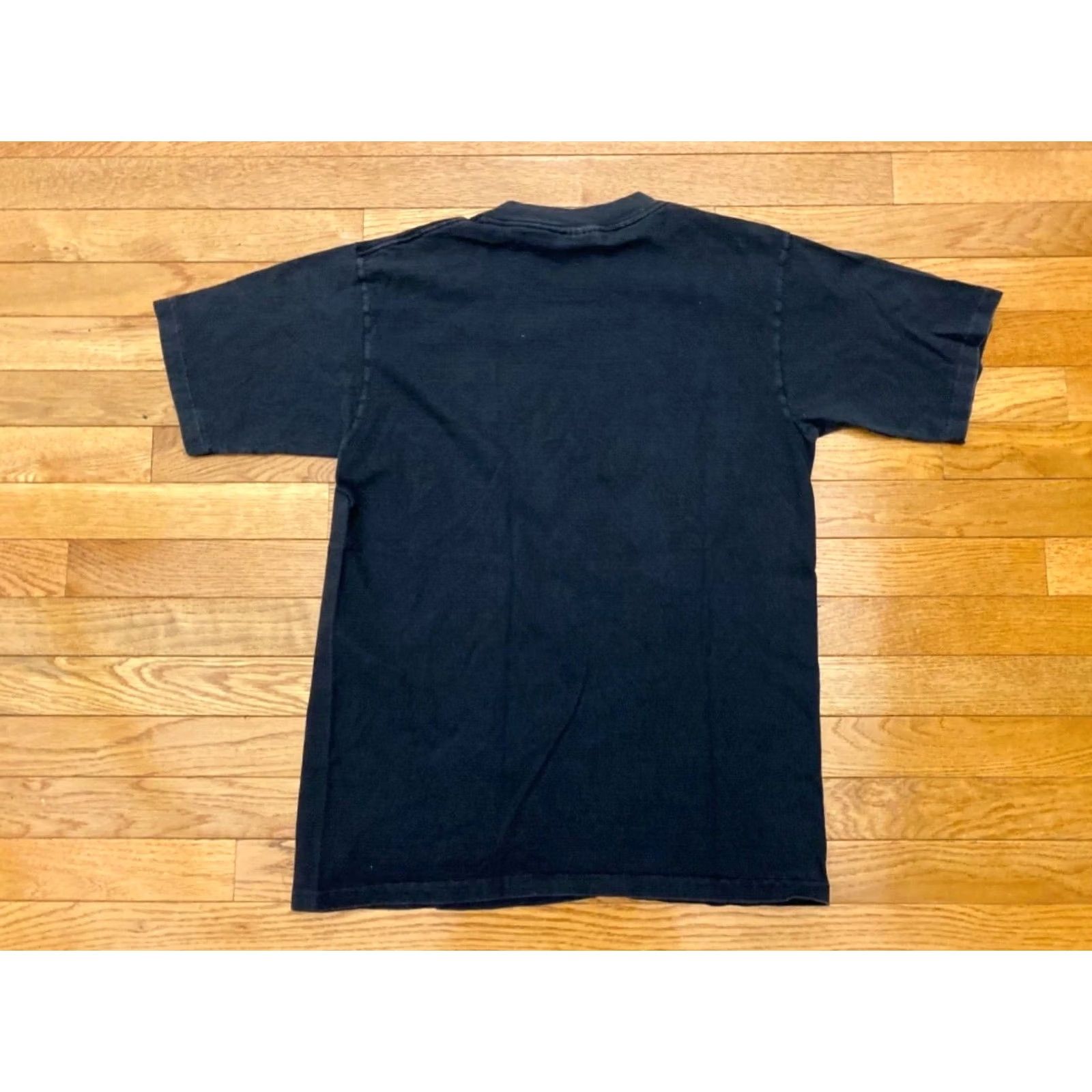 Vintage VINTAGE Oneita Wolf Santa Fe Black T Shirt Size L Made In USA Single Stitch Mens 1990s Graphic Tee Arts & Crafts Size US L / EU 52-54 / 3 - 2 Thumbnail