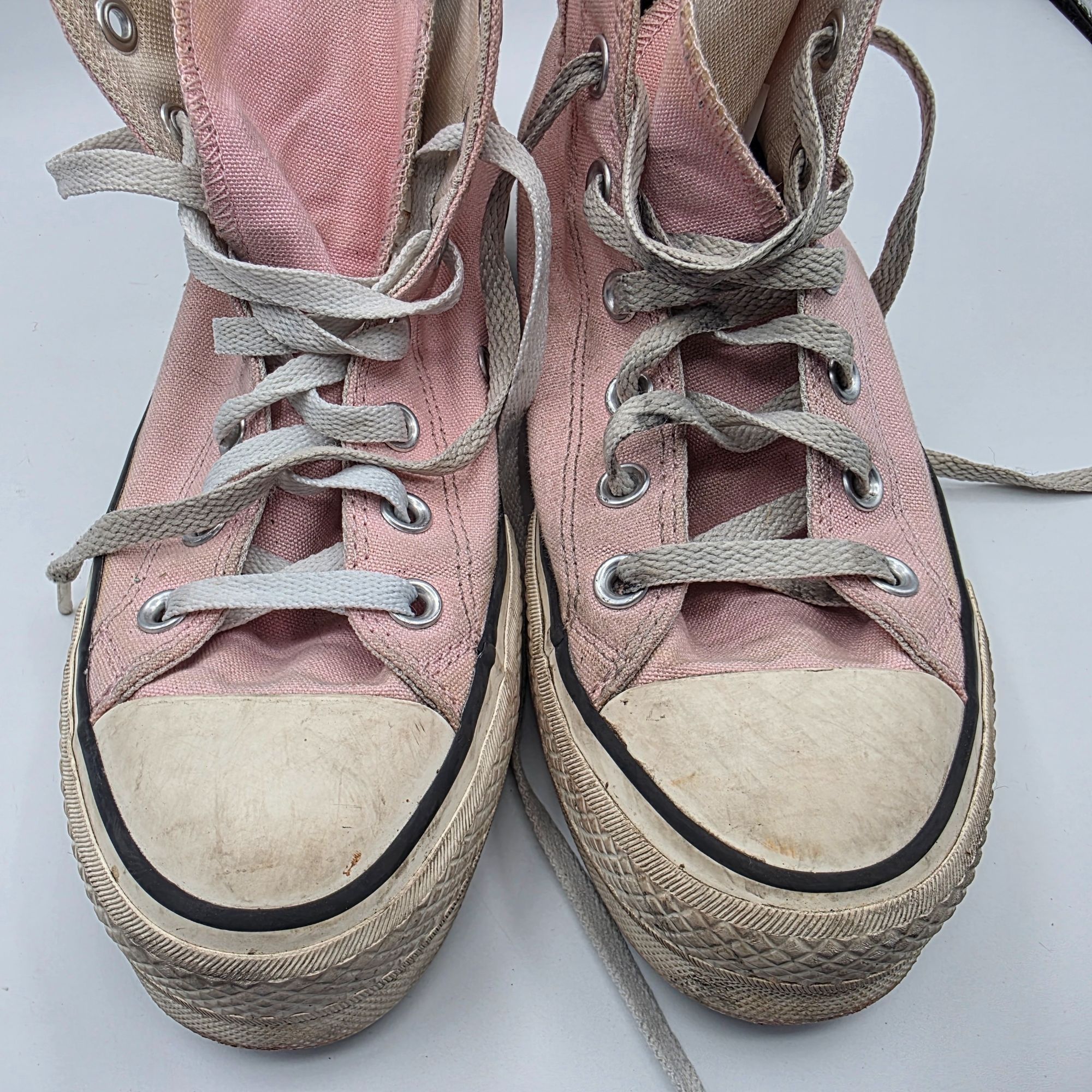 Converse Converse All Star High Top Womens Size 7 Pink Lace Up Platfo Size US 7 / IT 37 - 10 Thumbnail