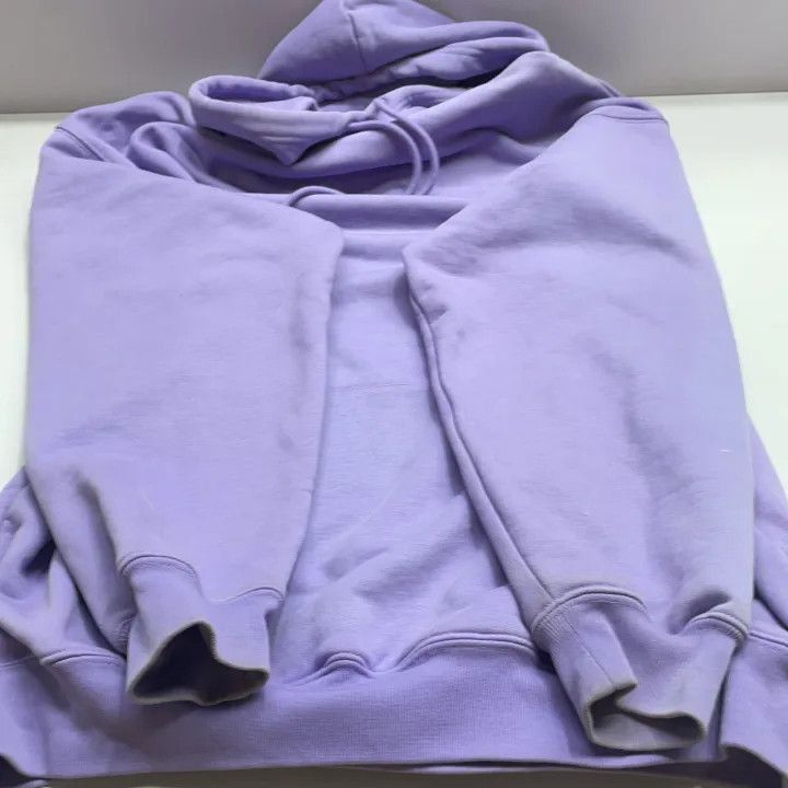 Balenciaga Balenciaga Logo Embroidered Purple Hoodie for Women 0079-25 Size M / US 6-8 / IT 42-44 - 3 Thumbnail