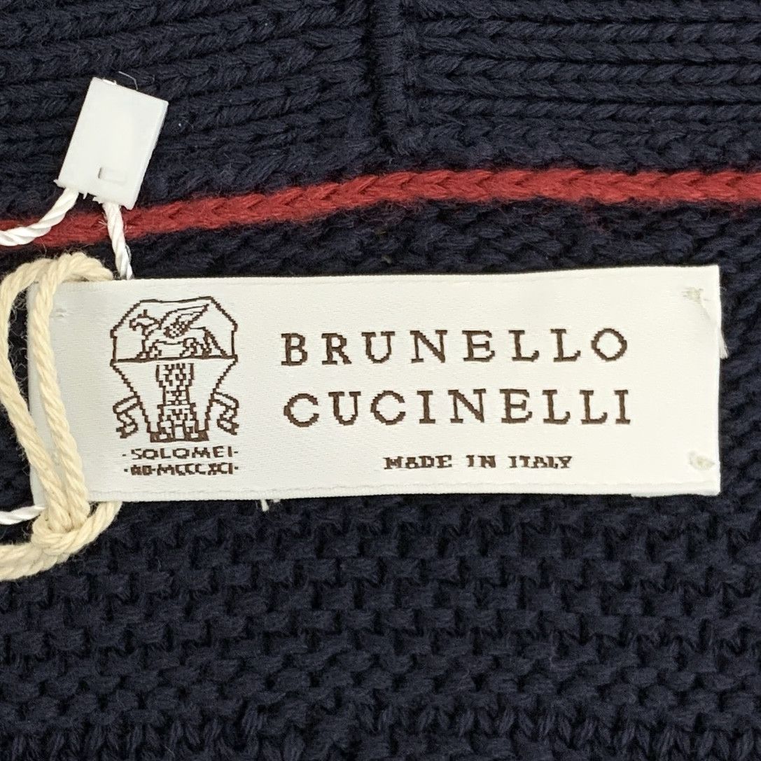Brunello Cucinelli Brunello Cucinelli Jacquard Cardigan Navy (52) Size US L / EU 52-54 / 3 - 6 Thumbnail