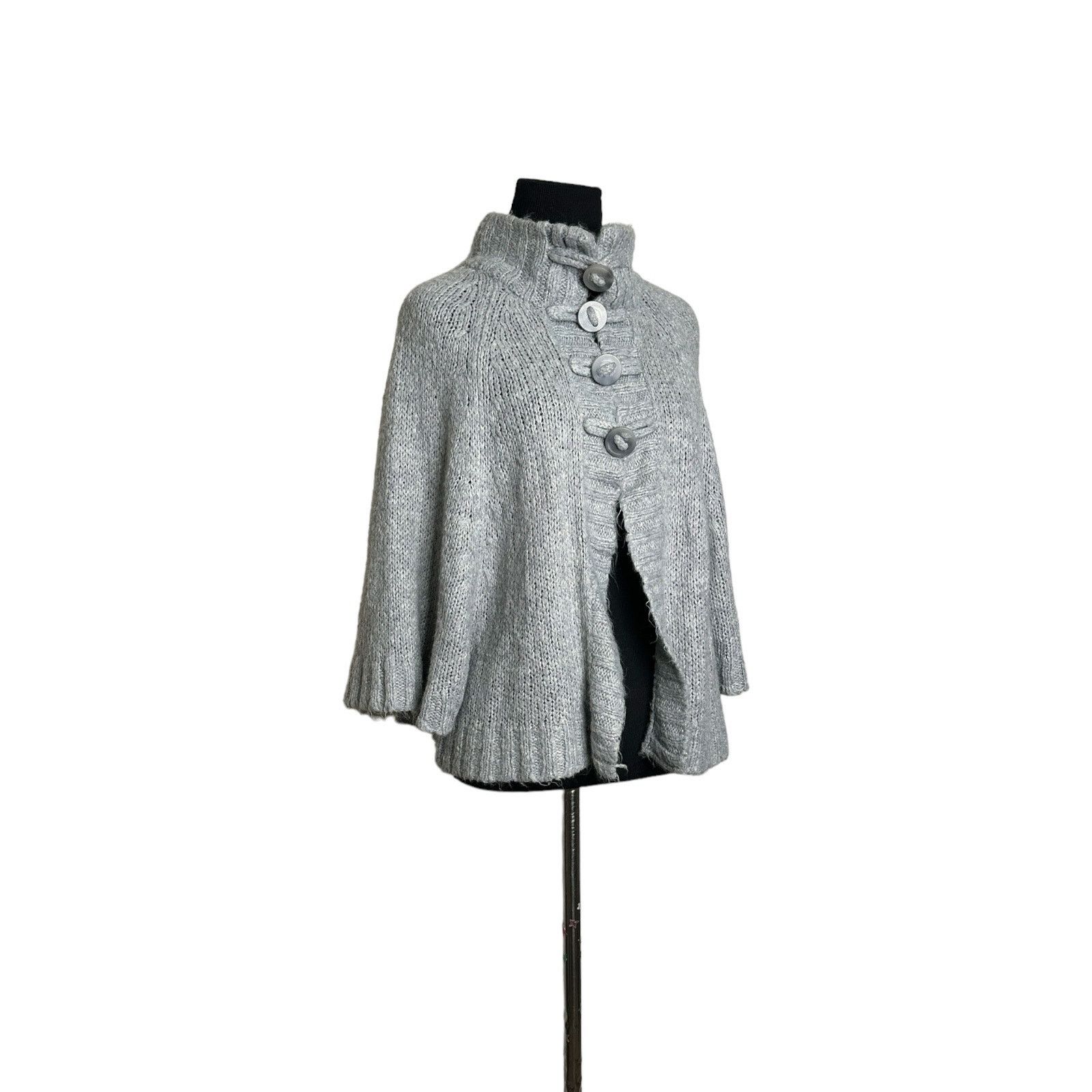 Energie Energie gray short dolman sleeves cardigan sweater size M Size M / US 6-8 / IT 42-44 - 10 Thumbnail
