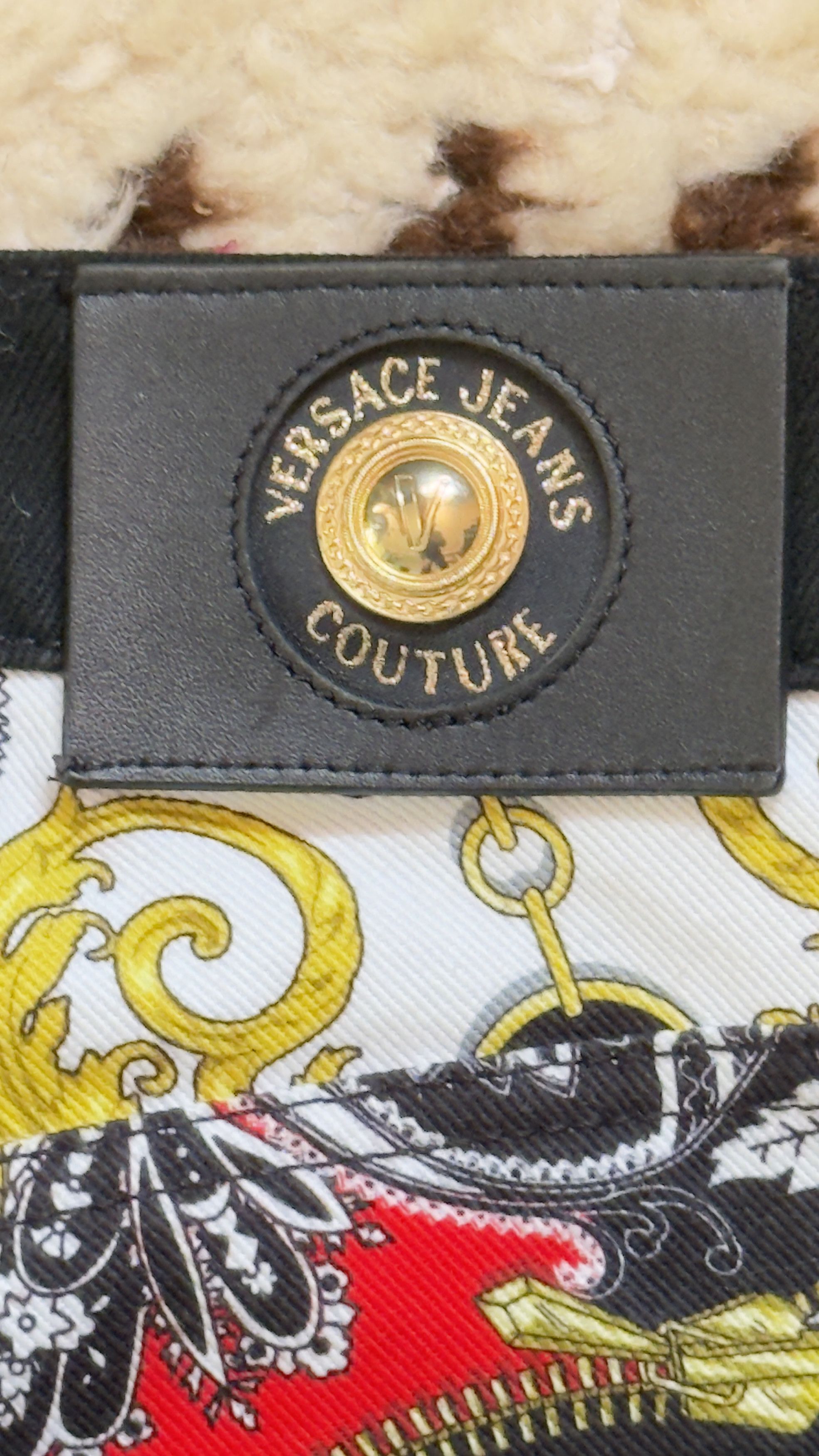 Versace Jeans Couture 🔥 Versace Rare Baroque Print Jeans size 31 US like new Size US 31 - 17 Thumbnail