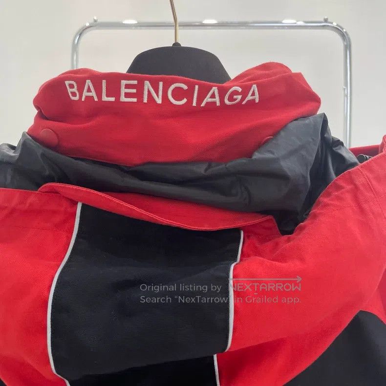 Balenciaga Balenciaga Red Insulated Jacket Size XS / US 0-2 / IT 36-38 - 4 Thumbnail