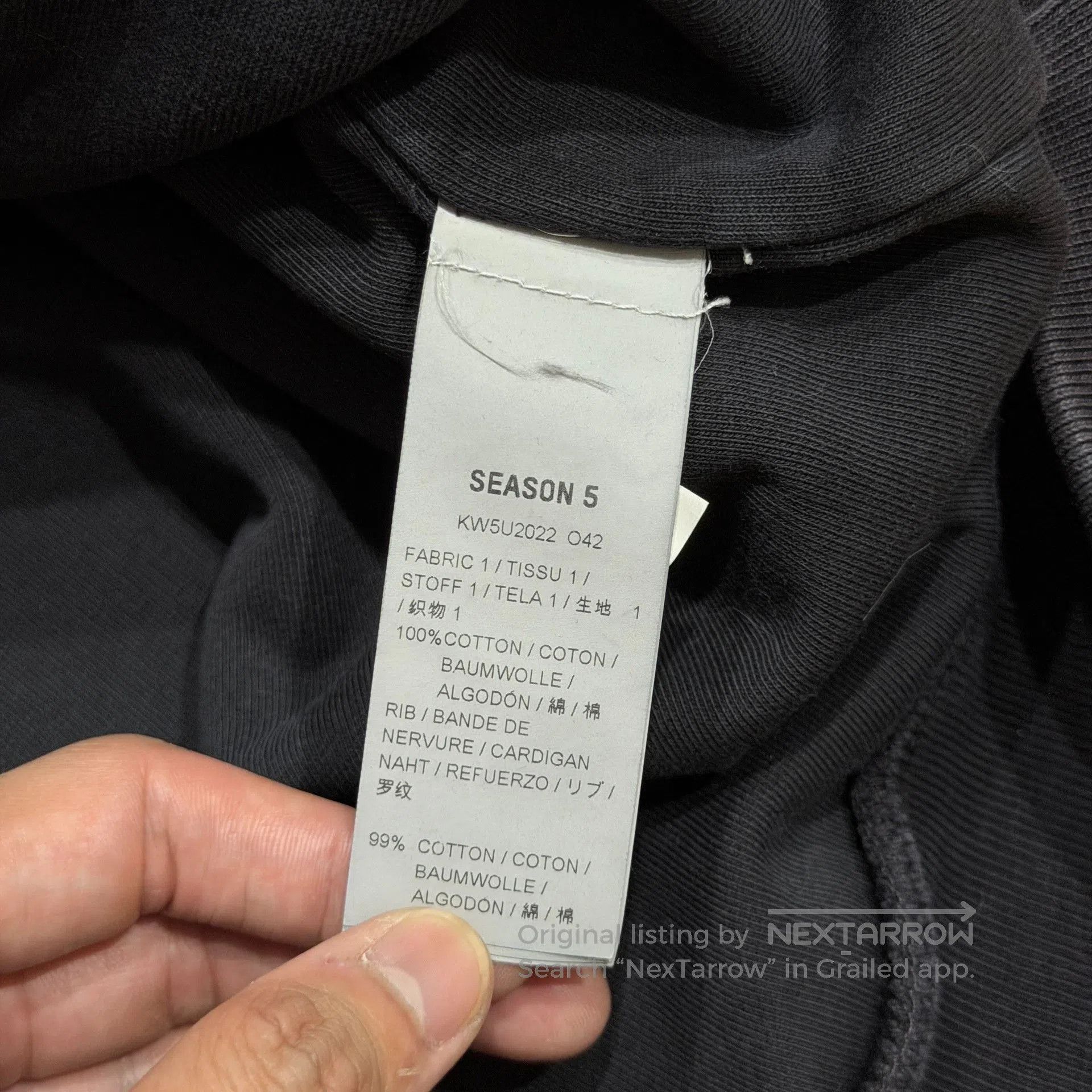 Yeezy YEEZY SEASON5 Medal Embroidered Hoodie. Size US M / EU 48-50 / 2 - 5 Thumbnail