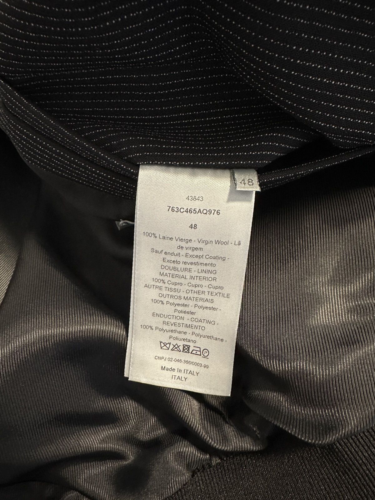 Dior Dior Pinstripe Bomber Jacket Silk Size US M / EU 48-50 / 2 - 7 Thumbnail