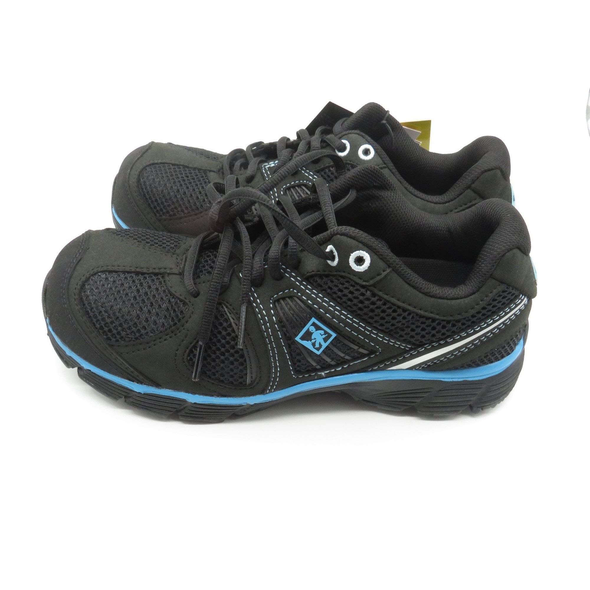 Other Terra Womens Black Blue Mesh Lace-Up Safety Shoes Slip-Resis Size US 8 / IT 38 - 1 Thumbnail