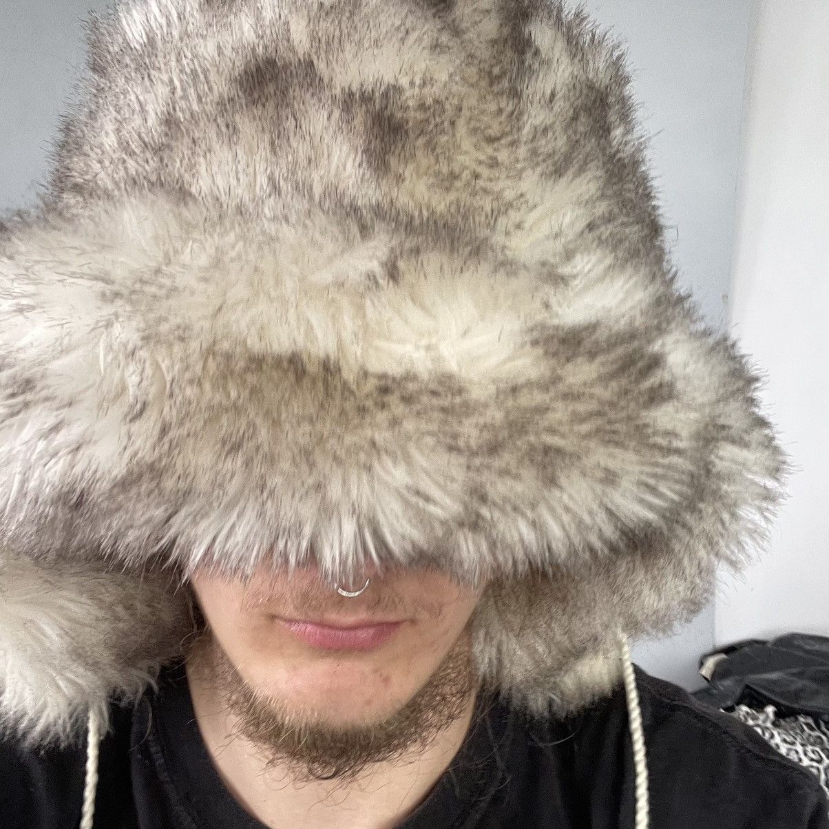 Other Vintage Y2K archival style faux fur USHANKA trapper hat Size ONE SIZE - 12 Thumbnail