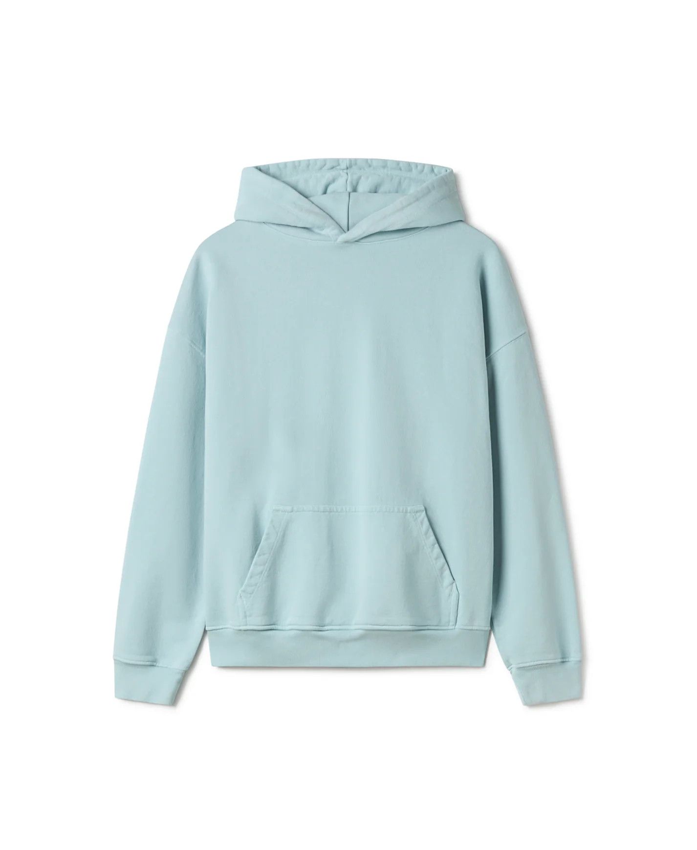 Velour Garments 600 GSM Boxy Heavyweight Hoodie Ice Blue